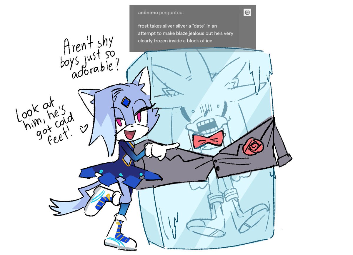 Hes trembling from nervousness!