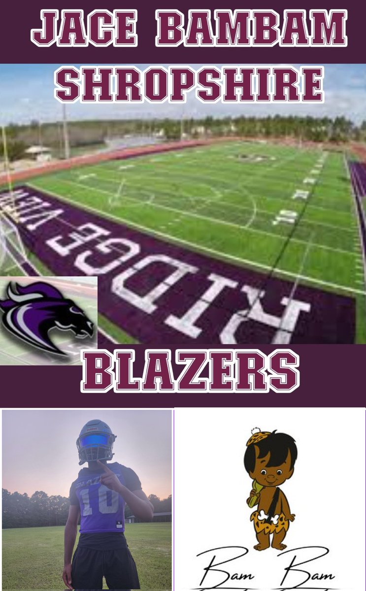 Jace- BamBam- Shropshire C/O 2028 (@jaceshrop7) on Twitter photo It's Official...
NOTHING IS GIVEN. ..EVERYTHING IS EARNED...I'm Ready To Work!
<a href="/RidgeViewF_Ball/">Ridge View Football</a> <a href="/RV_FB_Prospects/">๐๐๐๐๐ ๐๐๐๐ฌ ๐๐ฝ ๐๐ง๐ค๐จ๐ฅ๐๐๐ฉ๐จ</a> <a href="/CoachHowardII/">Derek Howard, II</a> <a href="/BAMAxCB/">CB</a>
Sophomore Season Loading <a href="/247Sports/">247Sports</a> <a href="/PrepRedzoneSC/">Prep Redzone South Carolina</a> <a href="/PrepRedzone/">Prep Redzone ๐</a> <a href="/On3Recruits/">On3 Recruits</a> <a href="/On3sports/">On3</a> It's Official...
NOTHING IS GIVEN. ..EVERYTHING IS EARNED...I'm Ready To Work!
<a href="/RidgeViewF_Ball/">Ridge View Football</a> <a href="/RV_FB_Prospects/">๐๐๐๐๐ ๐๐๐๐ฌ ๐๐ฝ ๐๐ง๐ค๐จ๐ฅ๐๐๐ฉ๐จ</a> <a href="/CoachHowardII/">Derek Howard, II</a> <a href="/BAMAxCB/">CB</a>
Sophomore Season Loading <a href="/247Sports/">247Sports</a> <a href="/PrepRedzoneSC/">Prep Redzone South Carolina</a> <a href="/PrepRedzone/">Prep Redzone ๐</a> <a href="/On3Recruits/">On3 Recruits</a> <a href="/On3sports/">On3</a>
