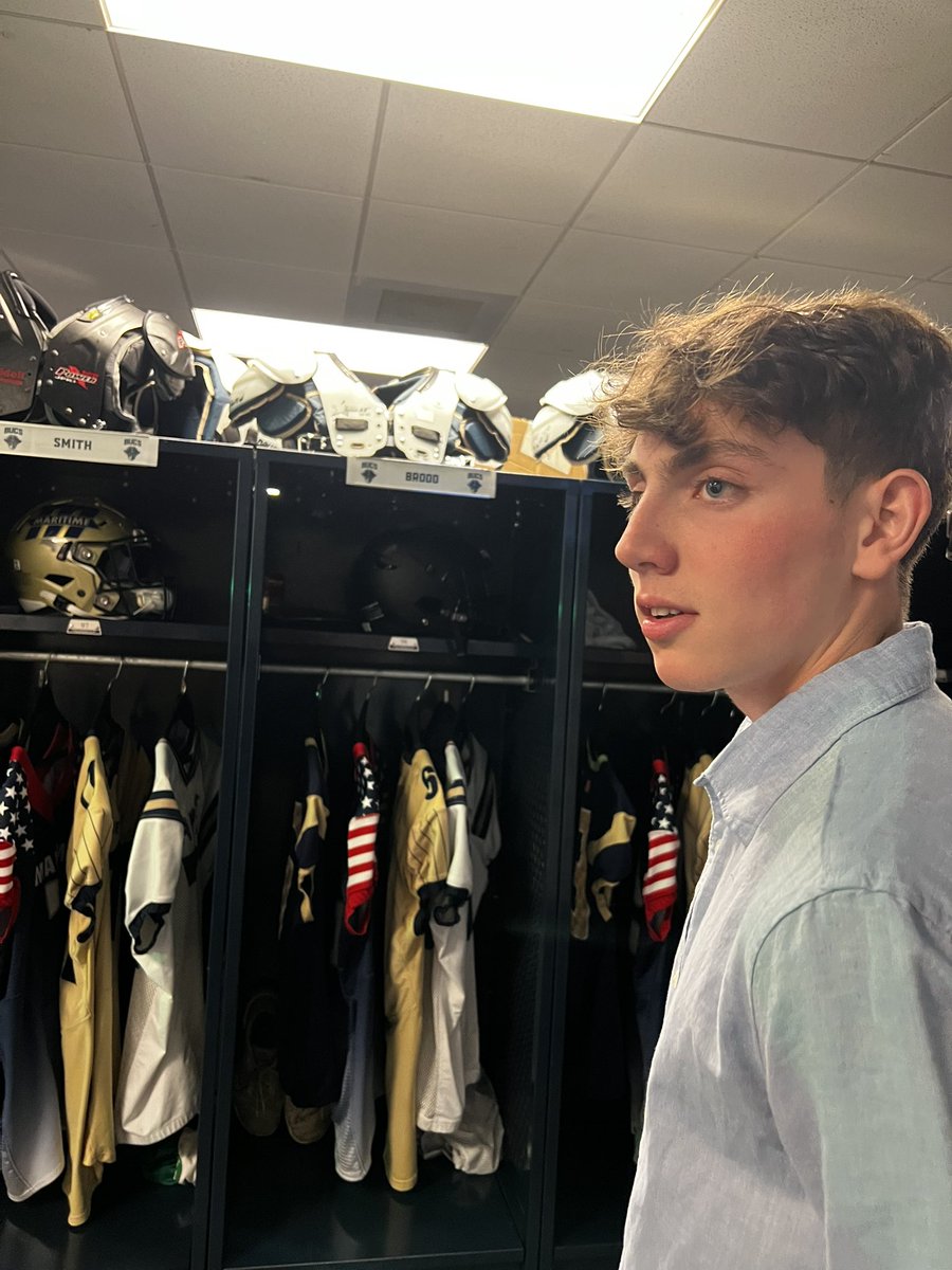 Preston Brodd (@pb62026) on Twitter photo 📢 Big Shout Out and Congrats to my teammate <a href="/Quentind_adonis/">Quentin Smith</a> for his offer to <a href="/bucs_fball/">Massachusetts Maritime Football</a> & a BIG Thank You to <a href="/FBCoachGorman/">Liam Gorman</a> <a href="/CoachCameronMMA/">Jeremy Cameron</a> <a href="/Coach_McQuarrie/">Drew McQuarrie</a> <a href="/coach_jtarp/">Julian Tarpey</a> <a href="/Coach_Nutter51/">Jacob Nutter</a> <a href="/FBCoachDBrown/">Don Brown</a> and Coach Ford for making my visit personal. It’s Count down to Buc Camp 📢 Big Shout Out and Congrats to my teammate <a href="/Quentind_adonis/">Quentin Smith</a> for his offer to <a href="/bucs_fball/">Massachusetts Maritime Football</a> & a BIG Thank You to <a href="/FBCoachGorman/">Liam Gorman</a> <a href="/CoachCameronMMA/">Jeremy Cameron</a> <a href="/Coach_McQuarrie/">Drew McQuarrie</a> <a href="/coach_jtarp/">Julian Tarpey</a> <a href="/Coach_Nutter51/">Jacob Nutter</a> <a href="/FBCoachDBrown/">Don Brown</a> and Coach Ford for making my visit personal. It’s Count down to Buc Camp