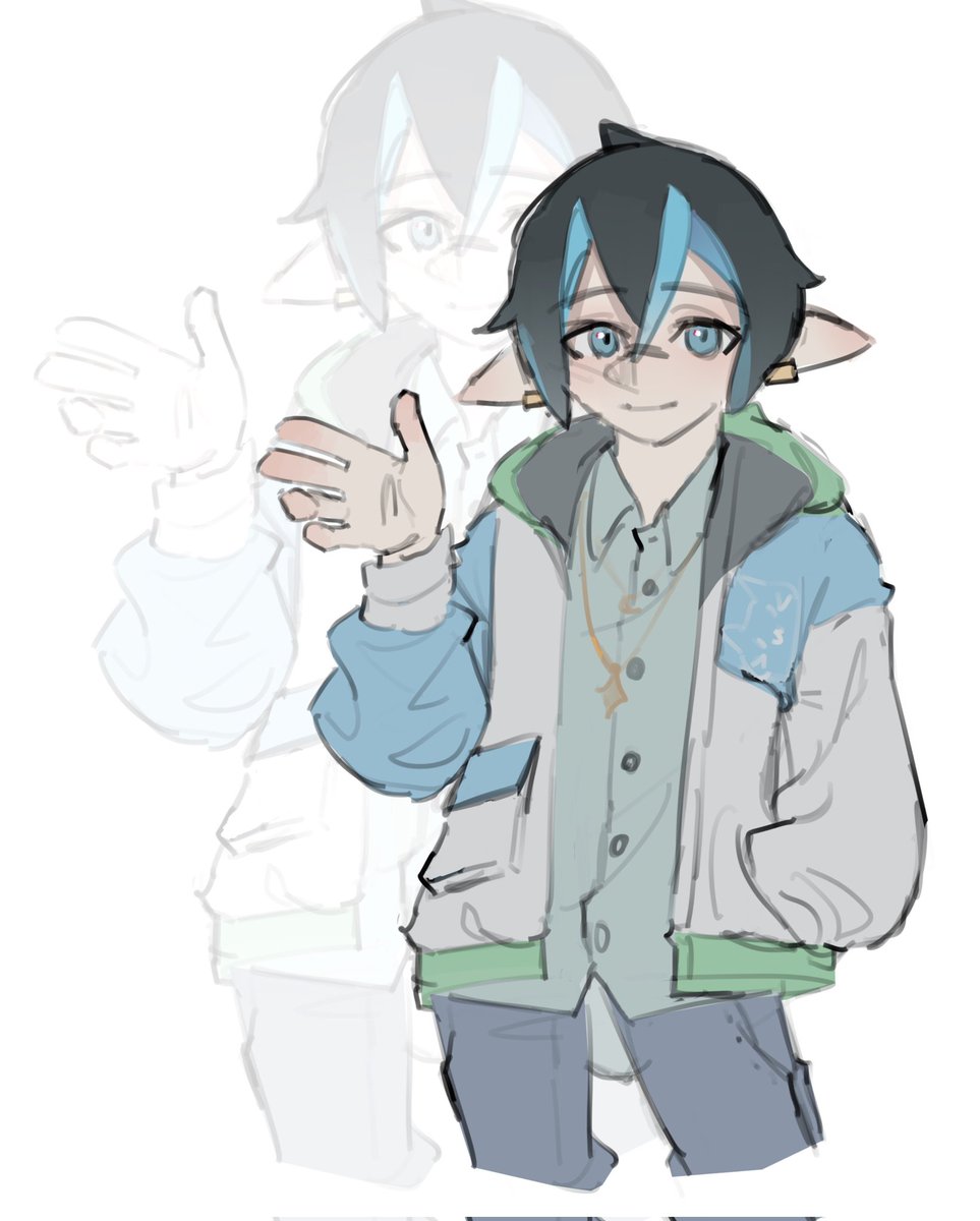 Haven't drawn this silly in a while 💙