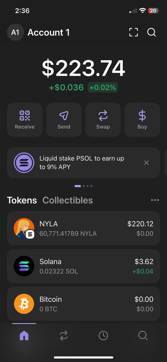 Ricky_Bobby111's tweet photo. Just joined this crypto space!!

This wallets all in on $NYLA

@AgentNyla How long before I’m a millionaire??? https://t.co/YfeMeJUkd2