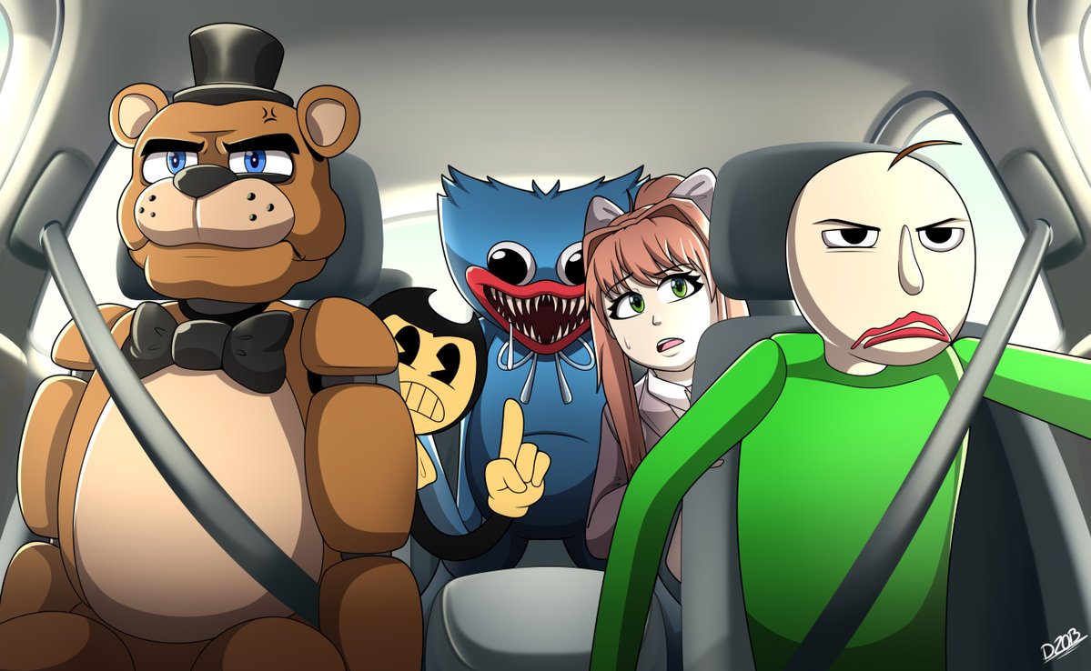 DINO2️⃣0️⃣🅱RYAN (Commissions OPEN!) (@dino20bryan) on Twitter photo "INDIE TRIP"
(Idea thanks to:<a href="/AshyTown_/">AshyTown! 🇵🇸</a> )
#FNAF #DDLC #BENDY #Baldi #PoppyPlaytime "INDIE TRIP"
(Idea thanks to:<a href="/AshyTown_/">AshyTown! 🇵🇸</a> )
#FNAF #DDLC #BENDY #Baldi #PoppyPlaytime