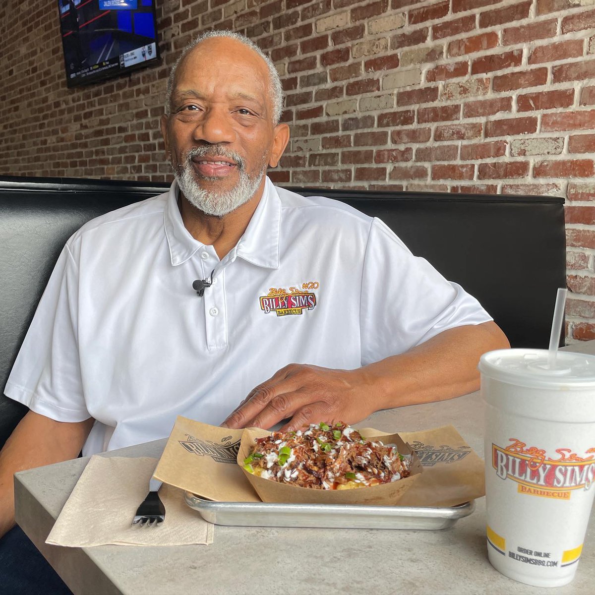 Billy Sims BBQ (@billysimsbbq) on Twitter photo Even the <a href="/HeismanTrophy/">The Heisman Trophy</a> legend <a href="/RealBillySims/">Billy Sims</a> canโt resist the Loaded Mac Bowl! ๐๐ง. Try one of our 3 Mac Bowls before they go away at the end of June!
Order Online | billysimsbbq.com Even the <a href="/HeismanTrophy/">The Heisman Trophy</a> legend <a href="/RealBillySims/">Billy Sims</a> canโt resist the Loaded Mac Bowl! ๐๐ง. Try one of our 3 Mac Bowls before they go away at the end of June!
Order Online | billysimsbbq.com