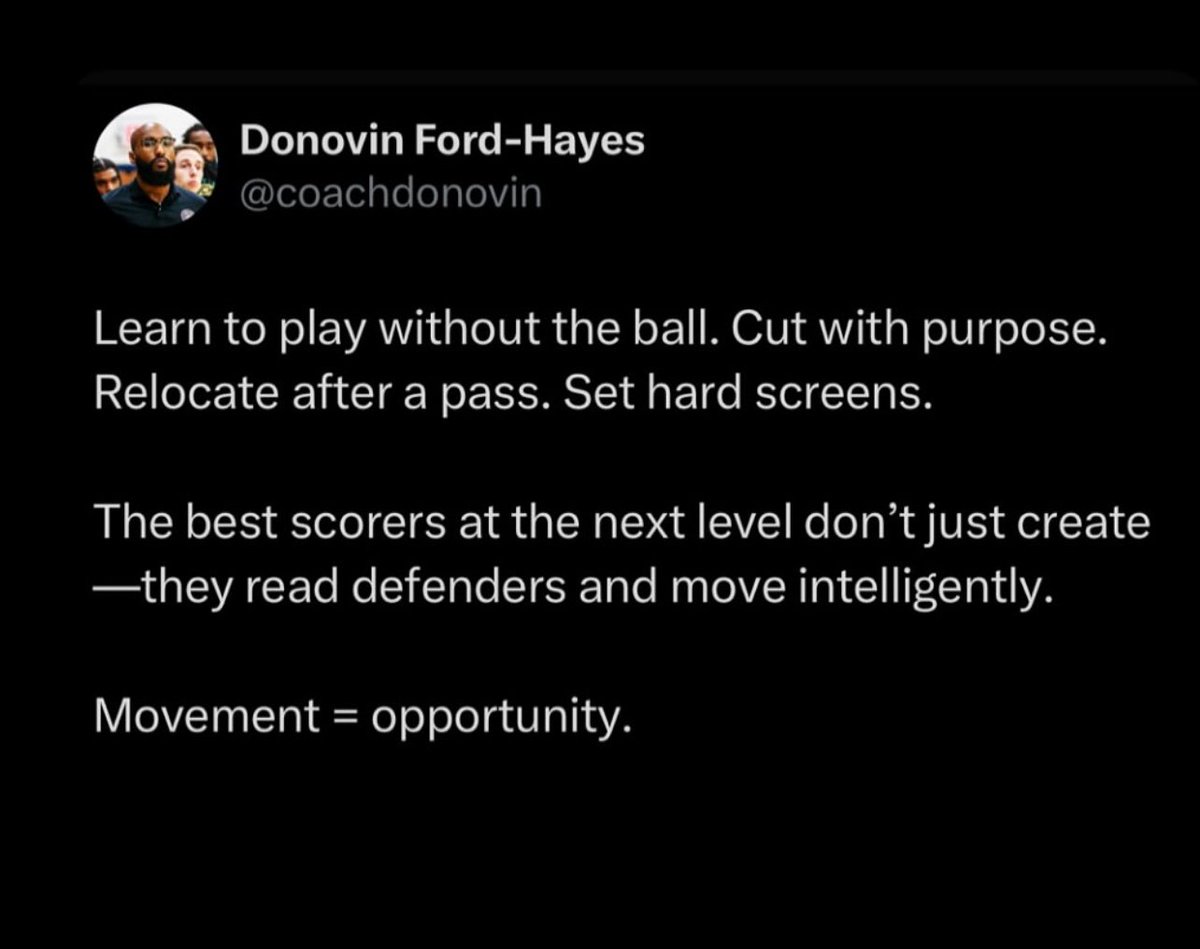 Becky Sutton (@20coachsutton) on Twitter photo High Level Scorers
Movement = Opportunity High Level Scorers
Movement = Opportunity