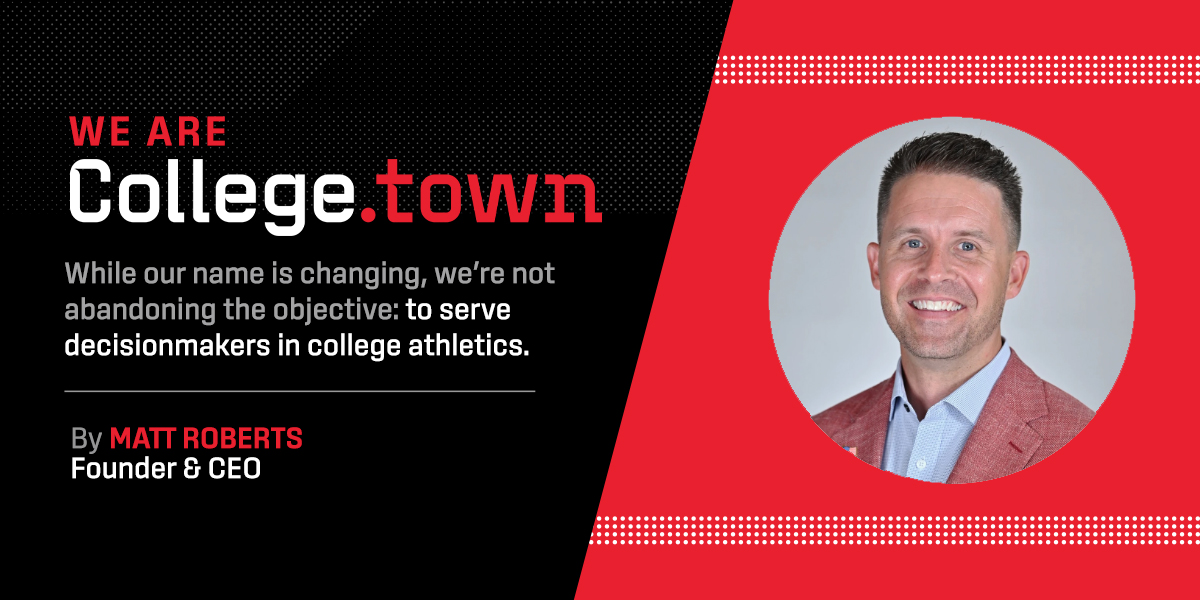 "We remain resolute in our belief that college athletics, for all its challenges, remains a national treasure in its capacity as a vehicle for human development: Academic. Athletic. Social. Professional."

More &gt;&gt; wearecollegetown.com/we-are-college…