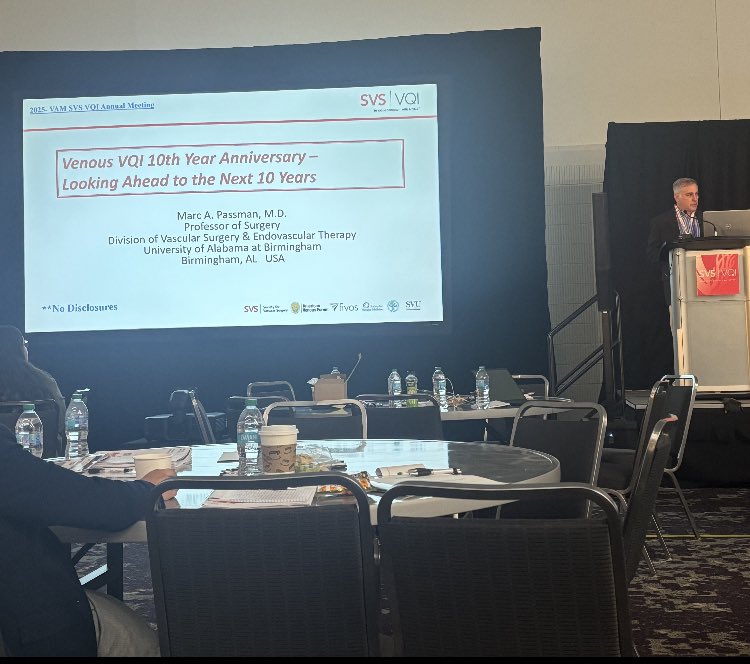UAB Vascular Surgery (@uabvascular) on Twitter photo Dr Passman covering the 10th anniversary of Venous VQI #VAM25 #VQI <a href="/AWBeckMD/">Adam W. Beck</a> <a href="/UABSurgery/">UAB Surgery</a> Dr Passman covering the 10th anniversary of Venous VQI #VAM25 #VQI <a href="/AWBeckMD/">Adam W. Beck</a> <a href="/UABSurgery/">UAB Surgery</a>