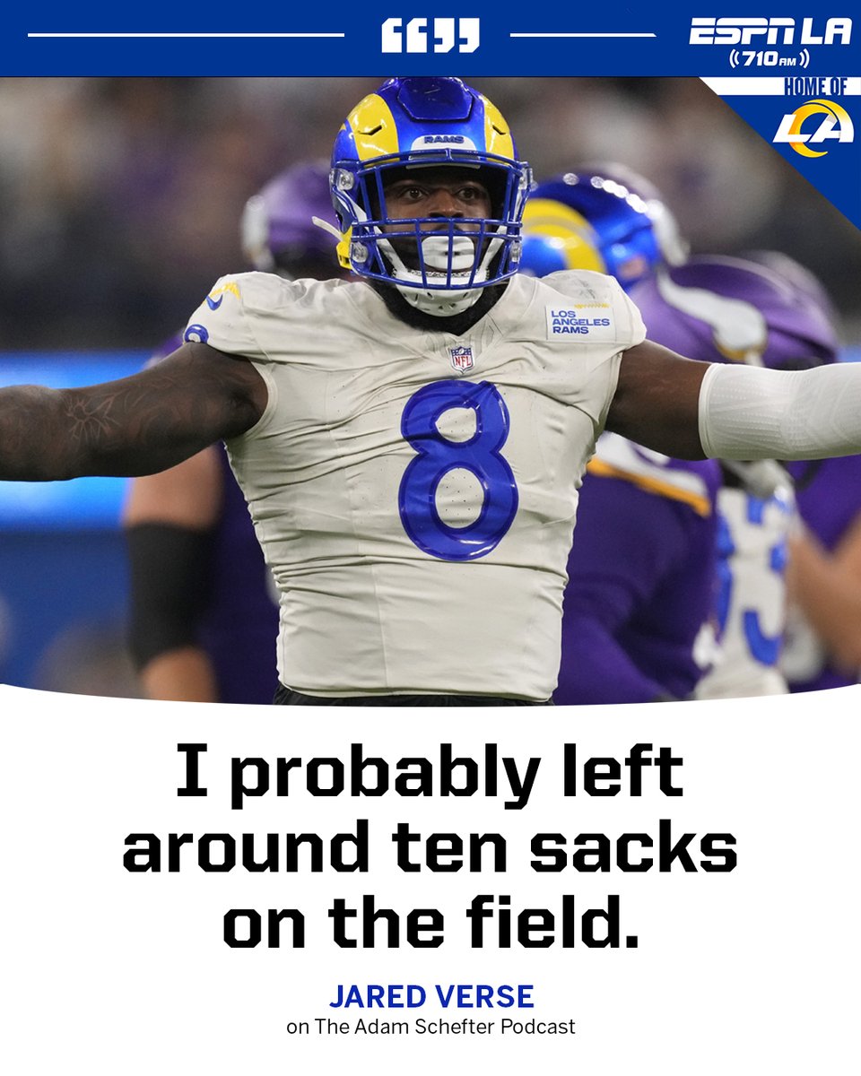 ESPNLosAngeles's tweet photo. Say what, @JaredVerse1?! (via @AdamSchefter)

#RamsHouse https://t.co/YNRvvQOPoY
