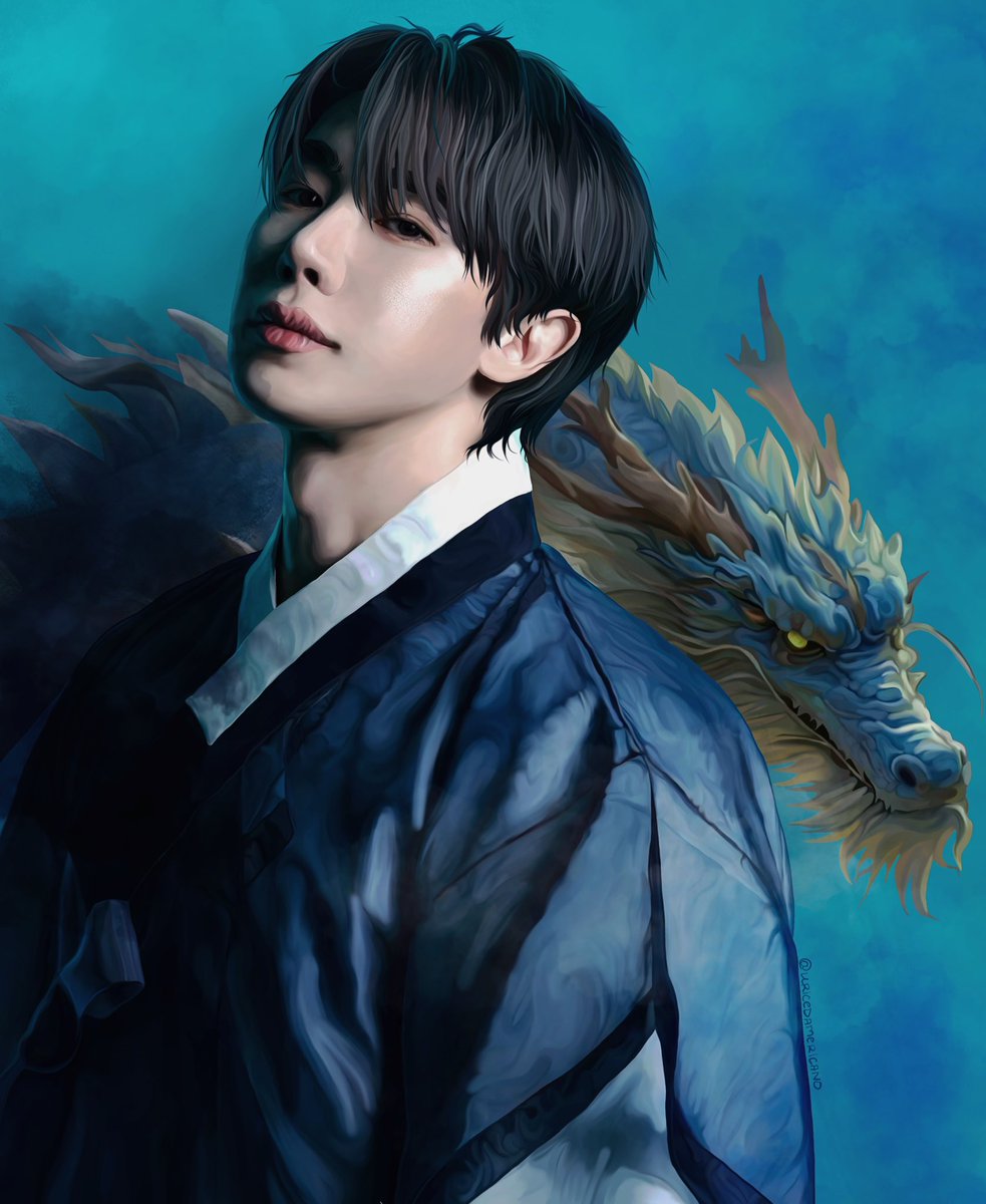 he is the dragon 

[#원호; #wonho]