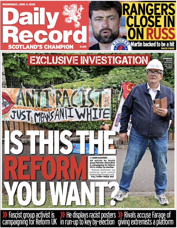Tomorrow’s Record splash.