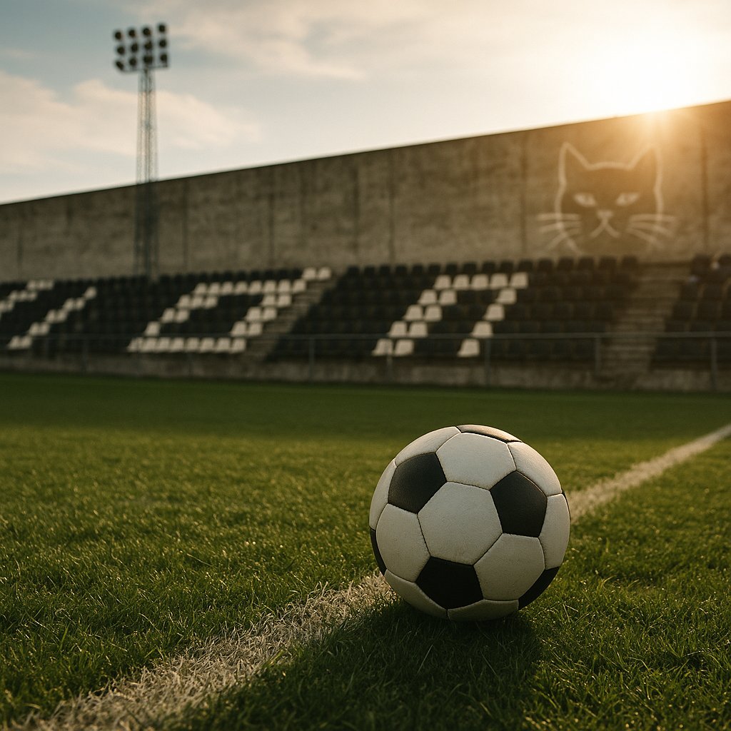 ⚽ El balón ya está en el verde.
🕶️ El sol cae sobre la grada.
👁️ La mirada felina lo ve todo.

Próximamente nos veremos en los campos de Dâlnia.

Y cuando lleguemos, 
NOS VAIS A OIR. 😼

🐾 #VamosLîzy #GarraDeBarrio #DâlniaNosEspera