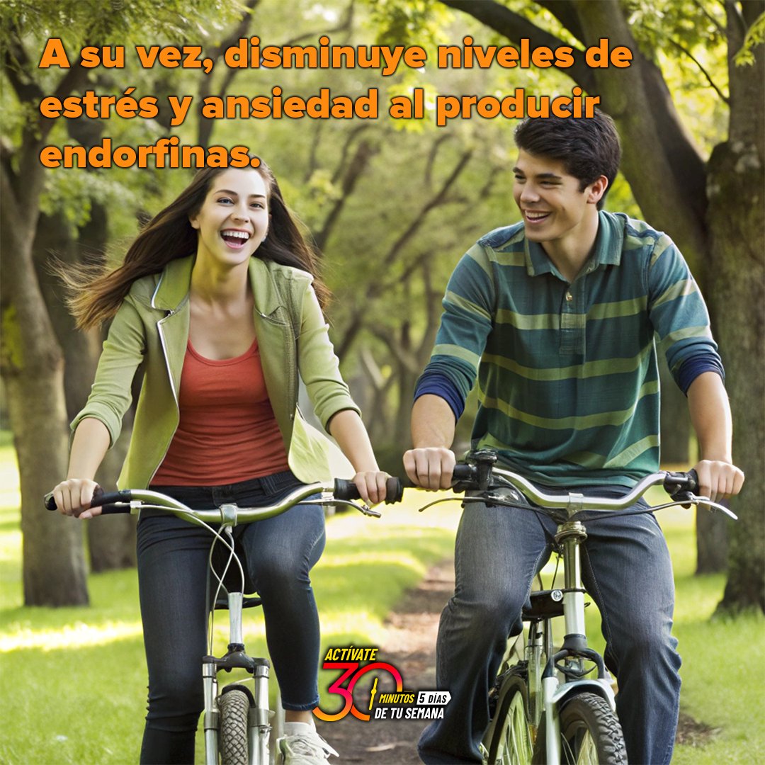 No olvides activar tu cuerpo 30 mins los 5 días de la semana y #LibérateDeLoQueTeDetiene