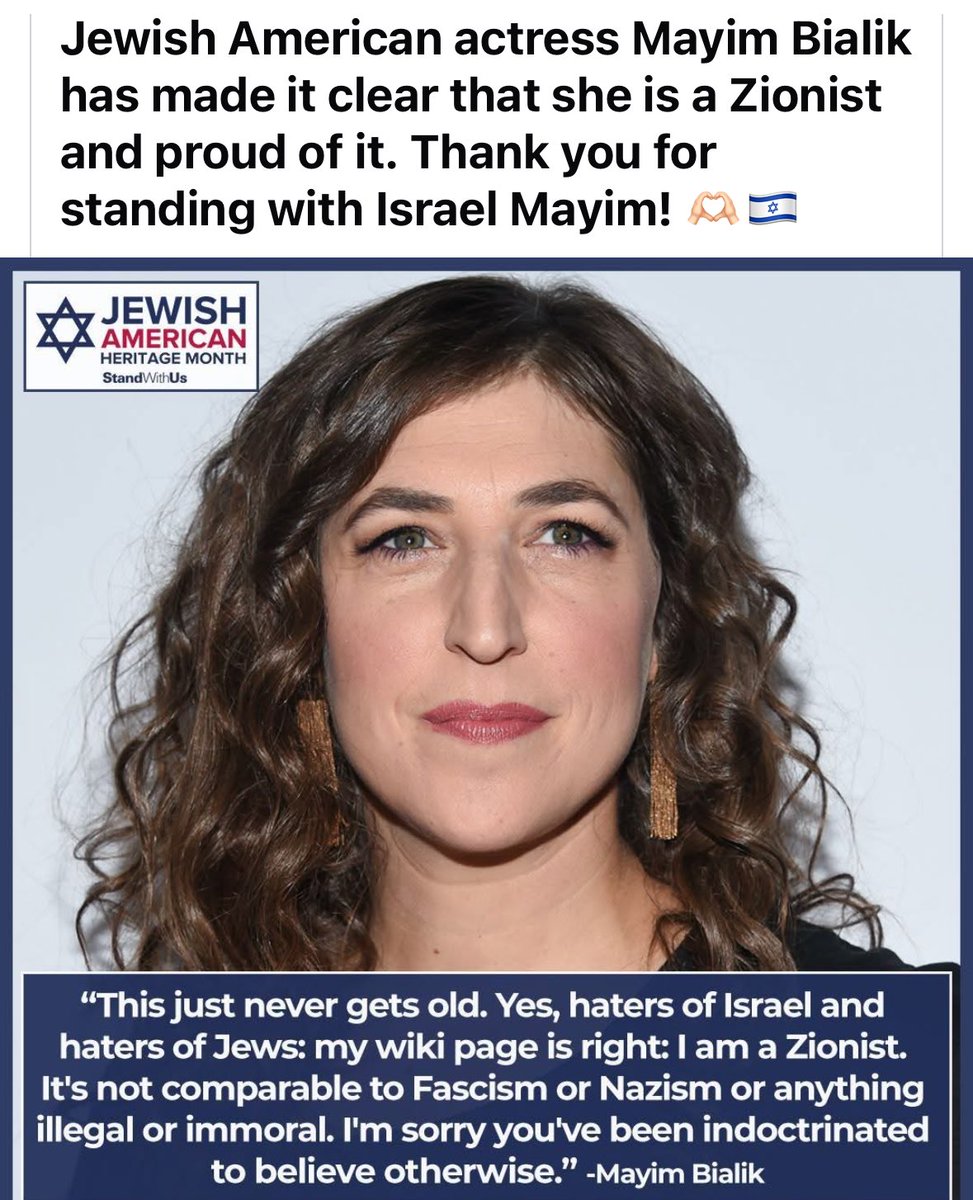 Yeah, we know. Does she know Zionism is not Judaism?