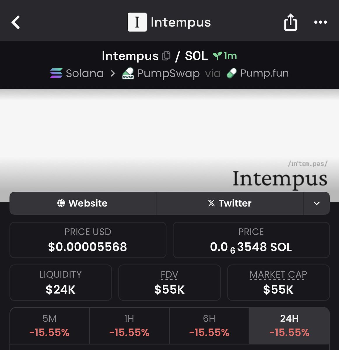 Entityzerol's tweet photo. My team is holding g #Intempus 
Got in at $55k MCap
CA : 4sNHvG3pSau3GEVtHsDHgEcUCfeaMUM2MbKBwTMQpump
#Solana #memecoins https://t.co/FF7sVmoGnT