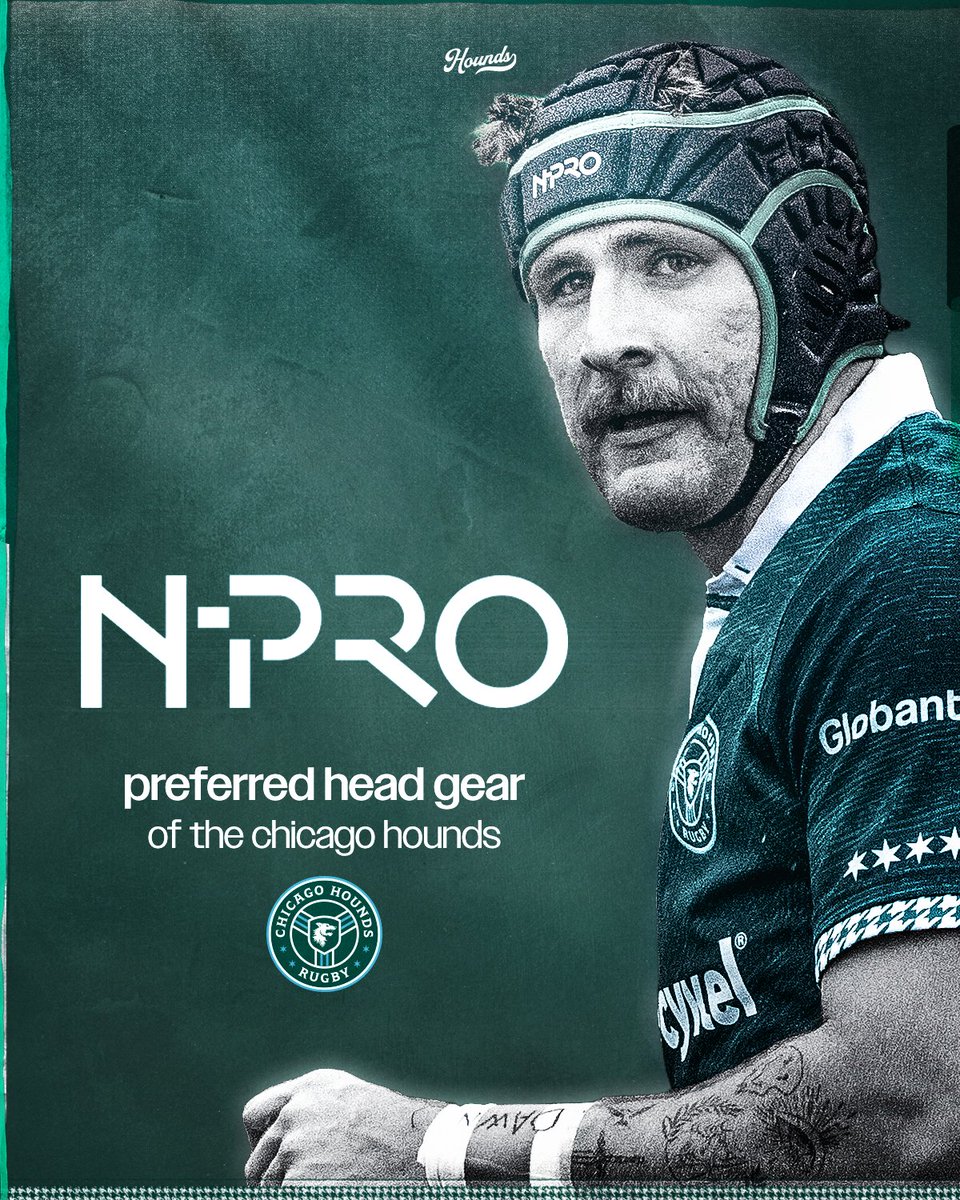 the Hounds are powered by N-Pro headgear this season 😤