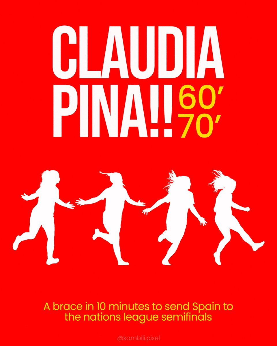 kambilipixel's tweet image. Claudia Pina is HER! 🎨👑
#smsports #ESPENG #UEFANationsLeague