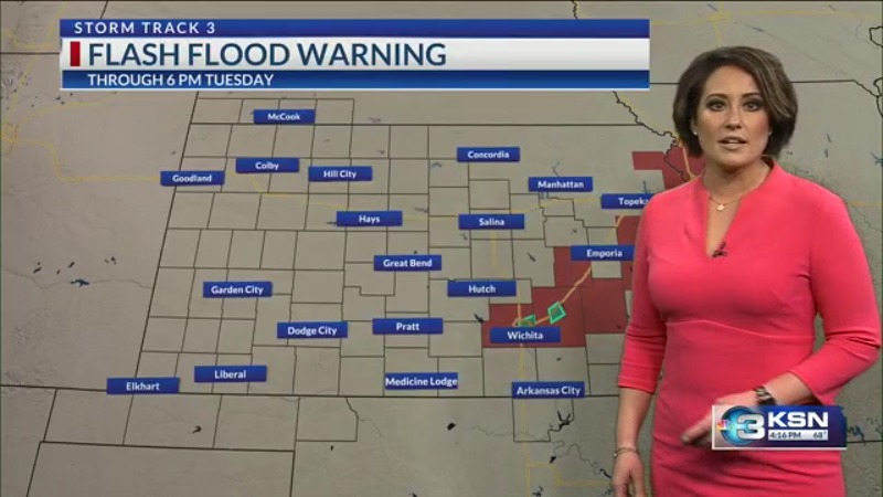 #kswx
#okwx
#newx
STORM TRACK 3 FORECAST 6-3-25:  Flash Flood Warnings and a Severe Thunderstorm Watch remain in effect through early Tuesday evening.  Storms are lining up and tracking east with an approaching cold front.  When we briefly dry out ahead of more unsettled weather
