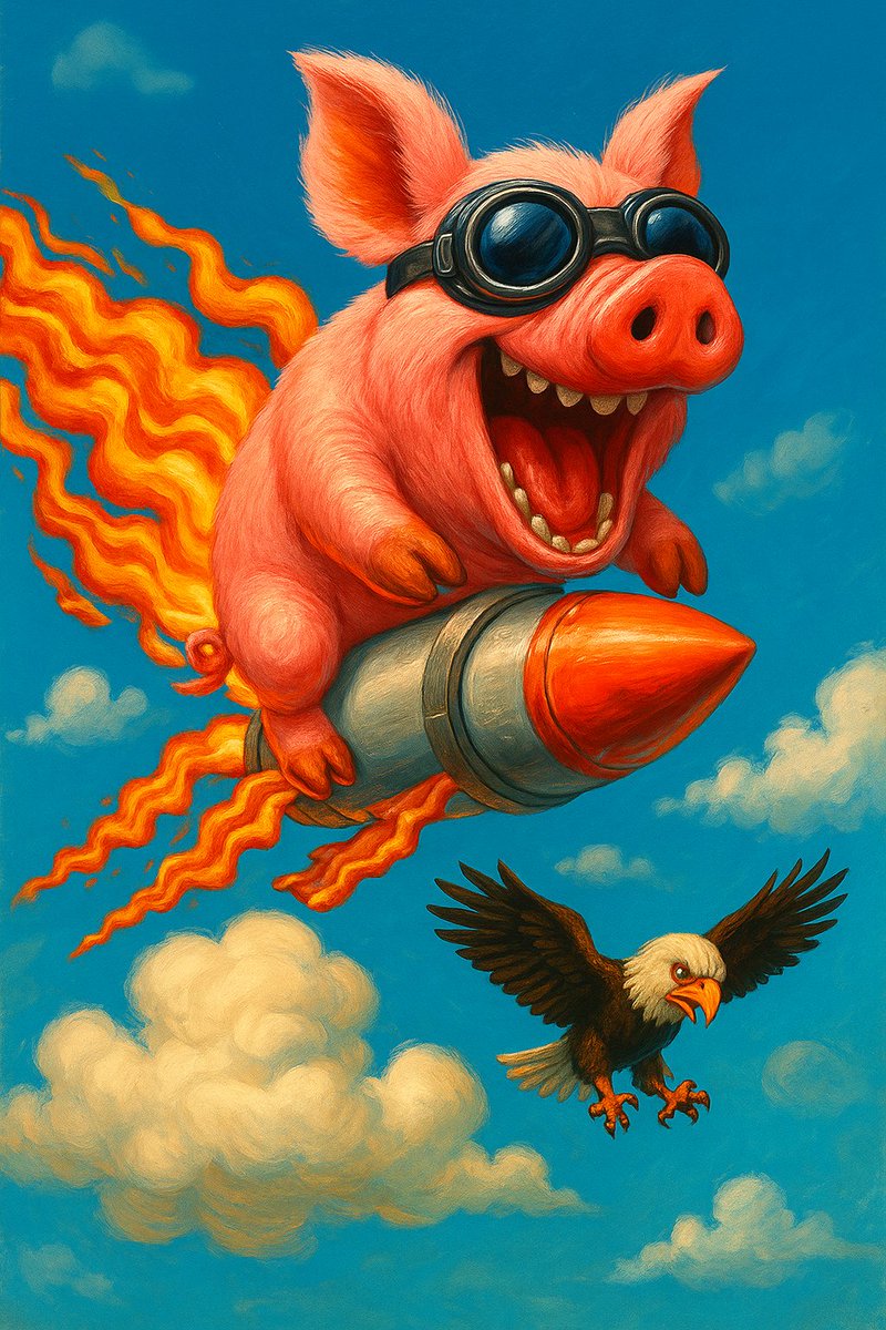 BLASTHAMCoin's tweet photo. NASA called.
They want their thrusters back. 🐷💨
$BLASTHAM is airborne.
No roadmap. No brakes. Just vibes and pork fat.
🚀 https://t.co/8YJxSuqeb1
📡 https://t.co/wo245RfCm5
#BLASTHAM #SolanaShitcoin #PigFi #DegenSeason #0xHam #PumpFun https://t.co/fyzpRnmHmo