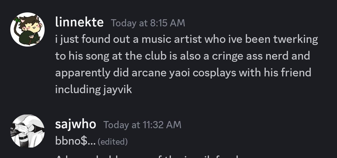My friend who works at a strip club and doesn't ship jayvik just sent me this unprompted