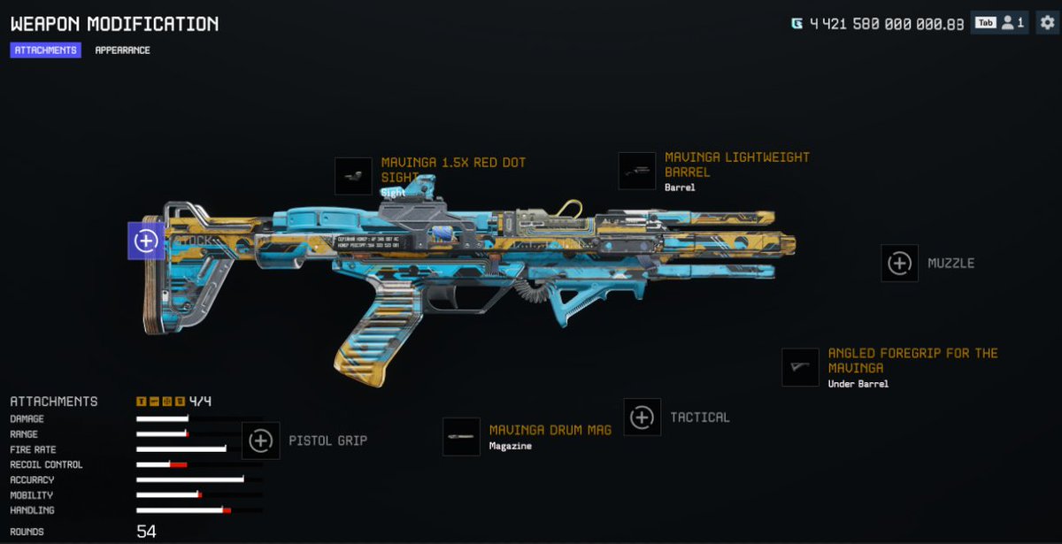 BoloBravoSierra's tweet image. 🔥This Mavinga Build MELTS faces!🔥
Headshot multiplier is absolutely cracked 💀
TTK? Blink and you're gone ⚡

• 1.5x Red Dot
• Lightweight Barrel
• Drum Mag
• Angled Foregrip

This might be meta-breaking 💣

Any tweaks to make it even deadlier? 👇

#OffTheGrid #OTG