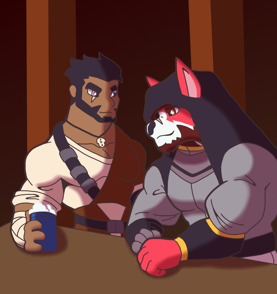 Balam: Ya cerramos anciano, retírese
Alffa: Así tratan a los veteranos en este lado de la galaxia?
Balam: Que gusto verlo de nuevo oficial, su favorito, la casa invita
Alffa: Sabes que he venido hasta Aztlán por algo más que un coctel no?
#furryartist #furryfandom #furrybara