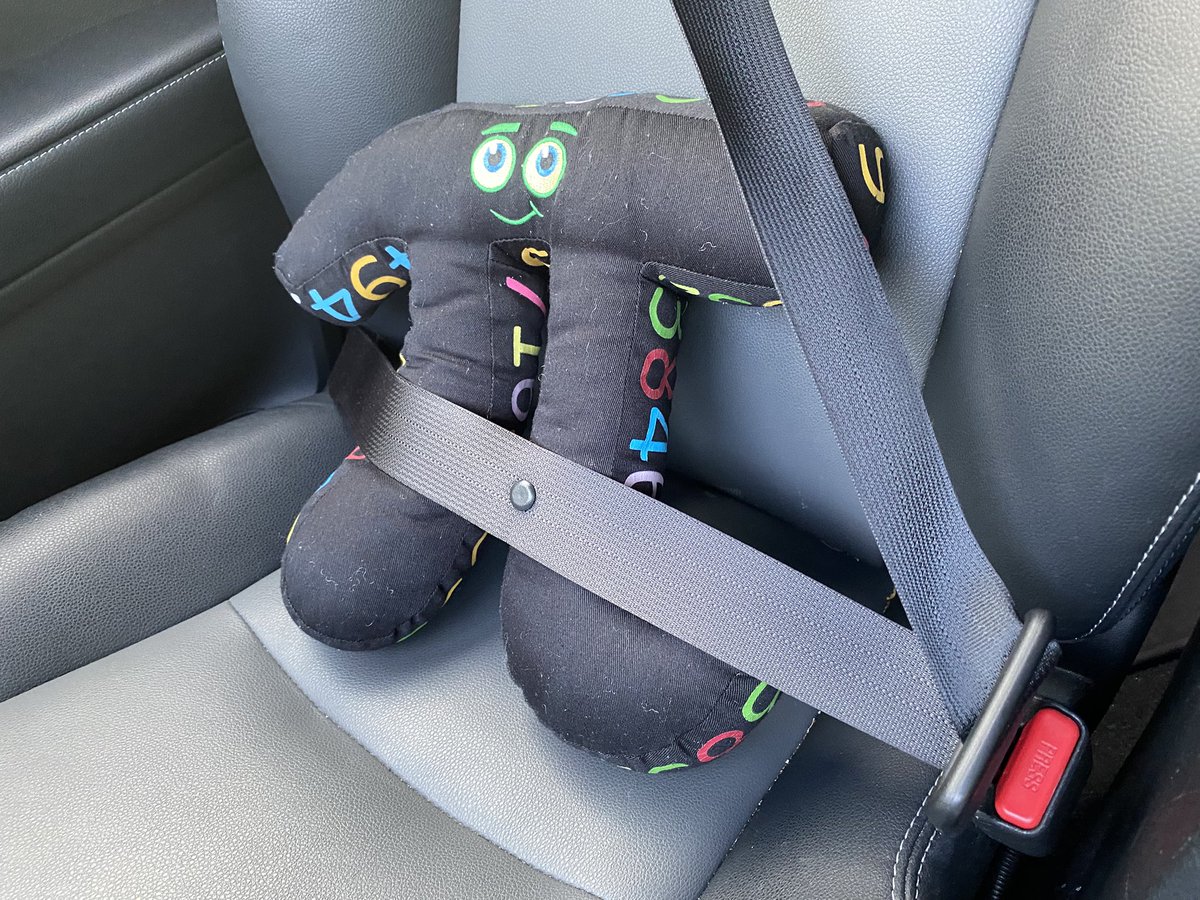 My daughter made sure I took her Pi stuffie to work today