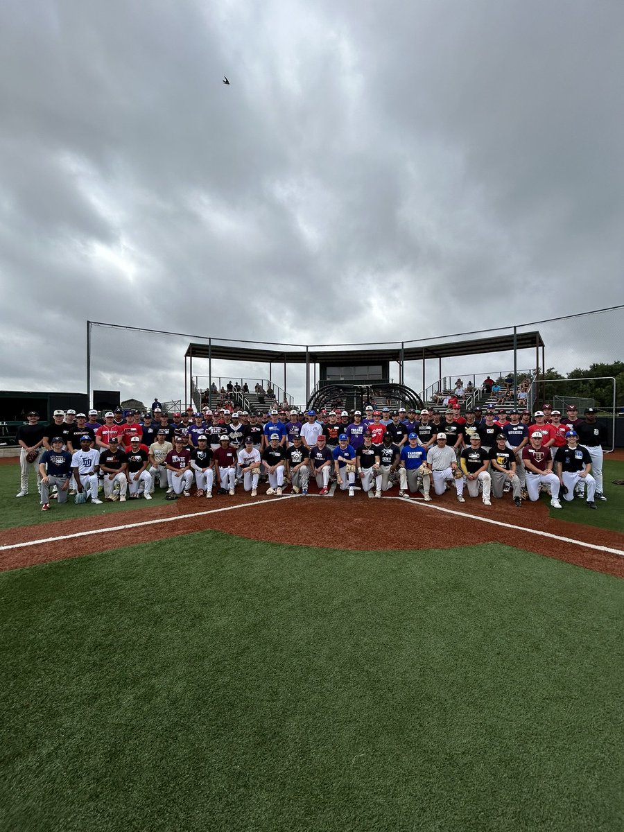 stpattyday_6's tweet image. What a day! We appreciate the 97 student athletes that came out to Ranger TX to showcase their abilities in front of our entire coaching staff! The @RangerBaseball_ coaching staff Thanks you! #PistolsUp