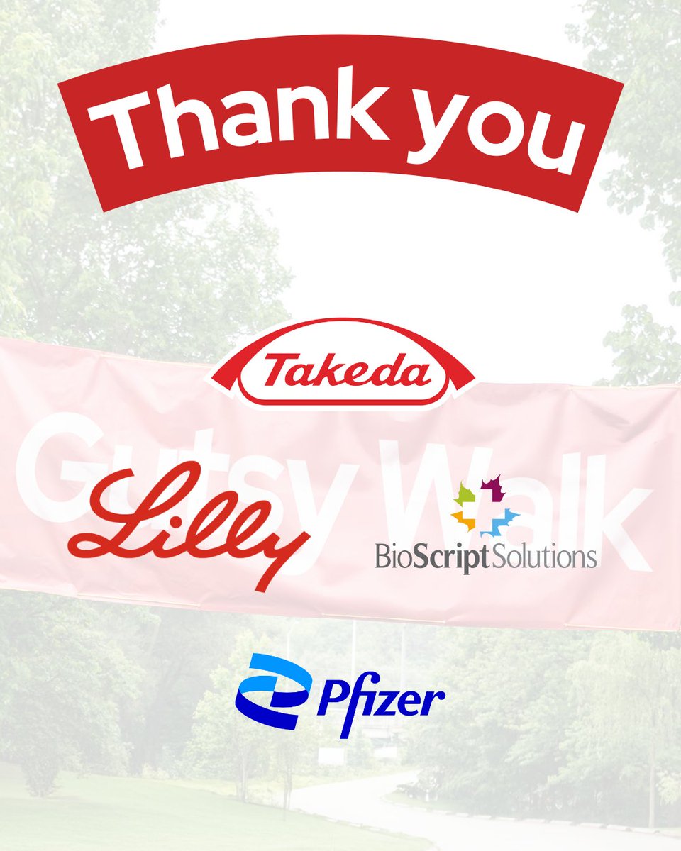 A big thank you to our national sponsors for making #GutsyWalk possible! Your support drives research, support programs and advocacy for Canadians living with Crohn’s and colitis. 🙌