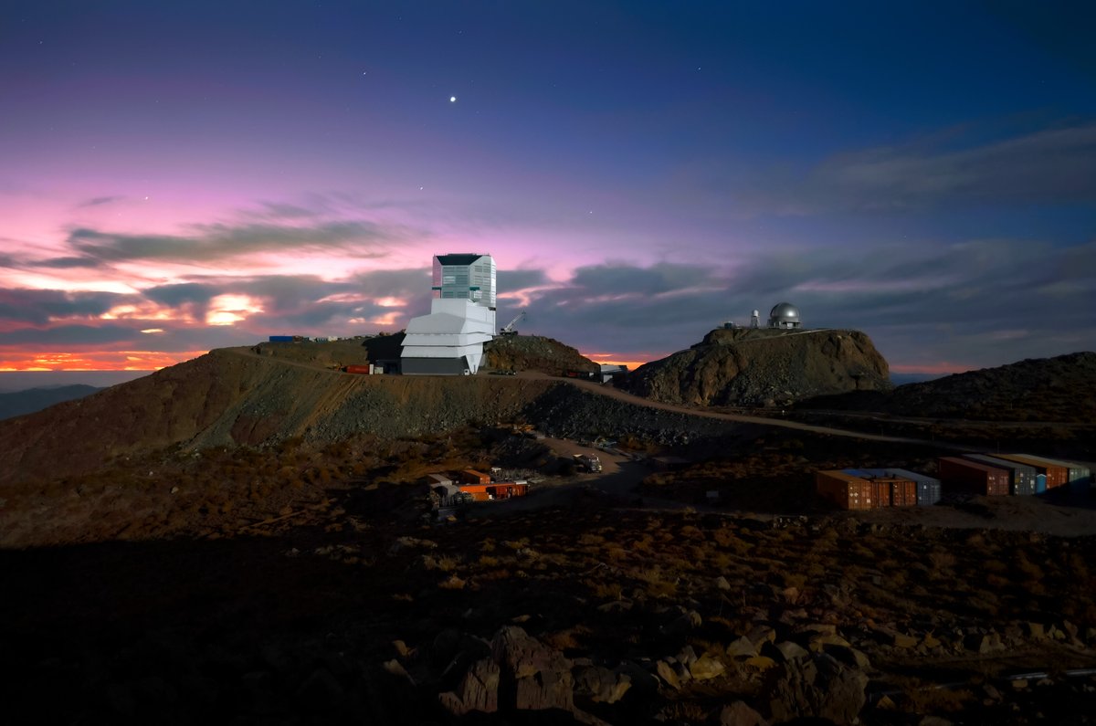 NOIRLab (@noirlabastro) on Twitter photo I spy with my little eye Venus (the dot resting above NSF–DOE <a href="/VRubinObs/">NSF-DOE Rubin Observatory</a>) 🔎
Rubin will inventory the solar system, looking well beyond the planets. In 1 year, it’ll have detected more asteroids than all previous telescopes combined 🤯.
📸 RubinObs/NOIRLab/SLAC/NSF/DOE/AURA I spy with my little eye Venus (the dot resting above NSF–DOE <a href="/VRubinObs/">NSF-DOE Rubin Observatory</a>) 🔎
Rubin will inventory the solar system, looking well beyond the planets. In 1 year, it’ll have detected more asteroids than all previous telescopes combined 🤯.
📸 RubinObs/NOIRLab/SLAC/NSF/DOE/AURA