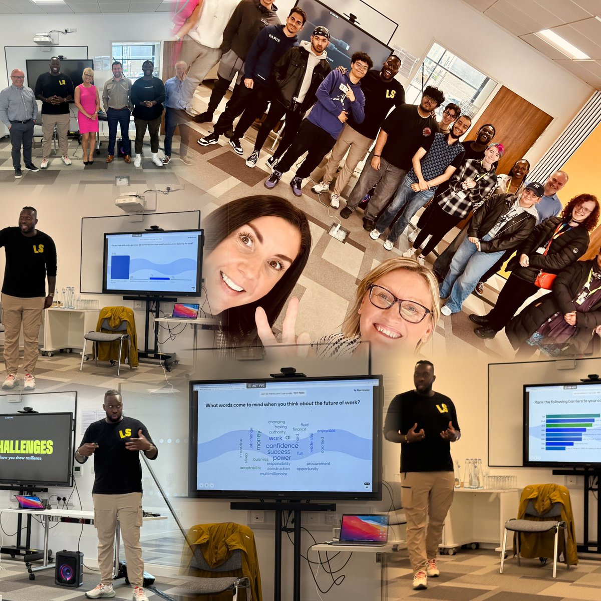 CCR Skills Partnership | Partneriaeth Sgiliau PRC (@ccr_rsp) on Twitter photo Another inspiring FEI Roadshow today <a href="/CAVC/">Cardiff and Vale College | Coleg Caerdydd a’r Fro</a>! 🎤
Great insights from students on work readiness & work experience.
Big thanks to <a href="/LeighAHughes/">Leigh Hughes</a>, <a href="/FSBSouthWales/">Rob Basini FSB</a>, Richard Gordon, Caroline Morgan & Daryll Jones!
Next Stop <a href="/BridgendCollege/">Coleg Penybont | Bridgend College</a>
#YourFutureYourVoice #PurposePassionPeople Another inspiring FEI Roadshow today <a href="/CAVC/">Cardiff and Vale College | Coleg Caerdydd a’r Fro</a>! 🎤
Great insights from students on work readiness & work experience.
Big thanks to <a href="/LeighAHughes/">Leigh Hughes</a>, <a href="/FSBSouthWales/">Rob Basini FSB</a>, Richard Gordon, Caroline Morgan & Daryll Jones!
Next Stop <a href="/BridgendCollege/">Coleg Penybont | Bridgend College</a>
#YourFutureYourVoice #PurposePassionPeople