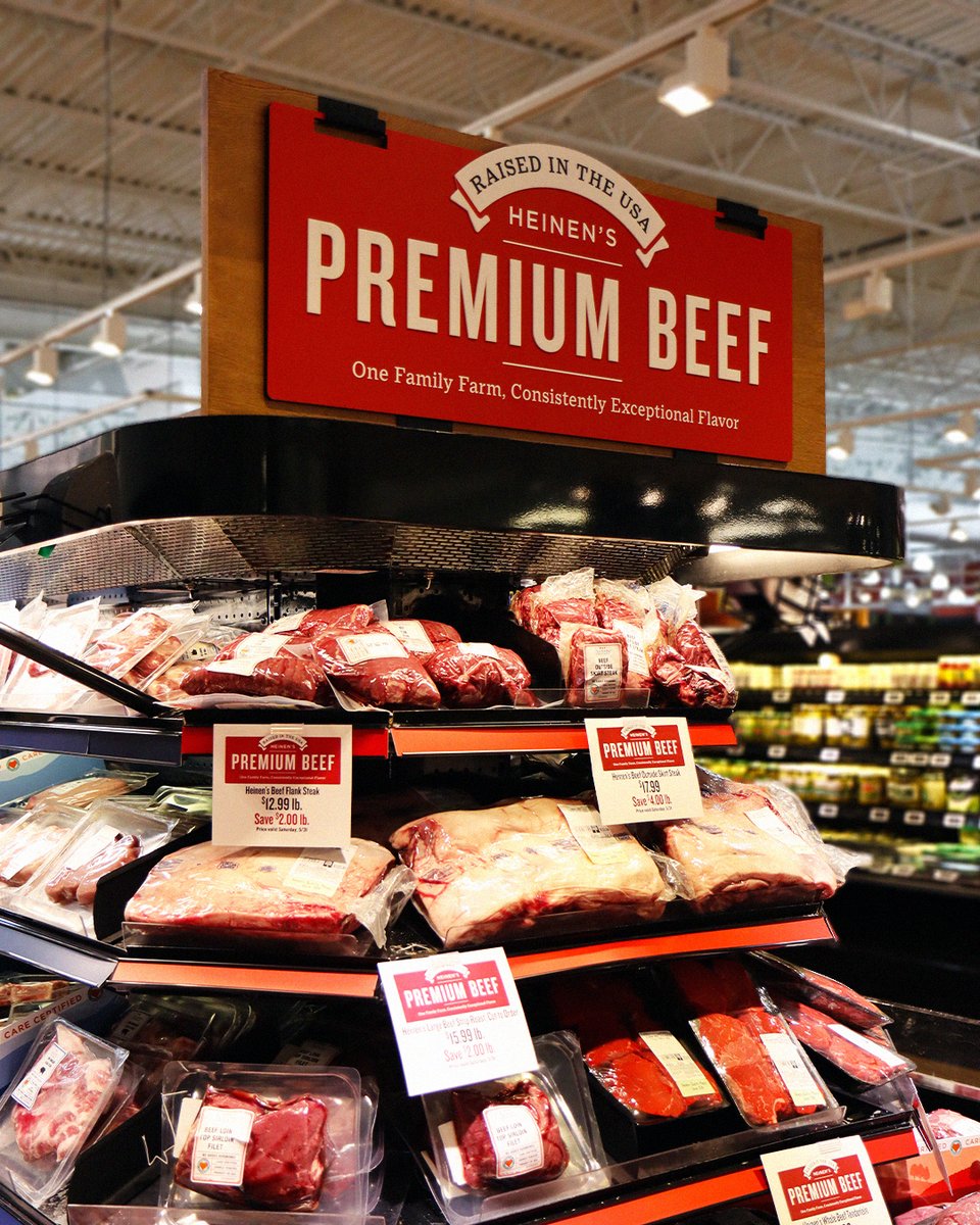 Heinen's (@heinens) on Twitter photo πͺπ₯© This past Saturday, we welcomed our trusted beef partner, <a href="/BrandtBeef/">Brandt Beef</a>, to our Brecksville store for a visit! During this beef-cutting event, Bob the Butcher & our Meat Team were able to cook samples and trim custom cuts of Heinen's Premium Beef for customers to take home. πͺπ₯© This past Saturday, we welcomed our trusted beef partner, <a href="/BrandtBeef/">Brandt Beef</a>, to our Brecksville store for a visit! During this beef-cutting event, Bob the Butcher & our Meat Team were able to cook samples and trim custom cuts of Heinen's Premium Beef for customers to take home.