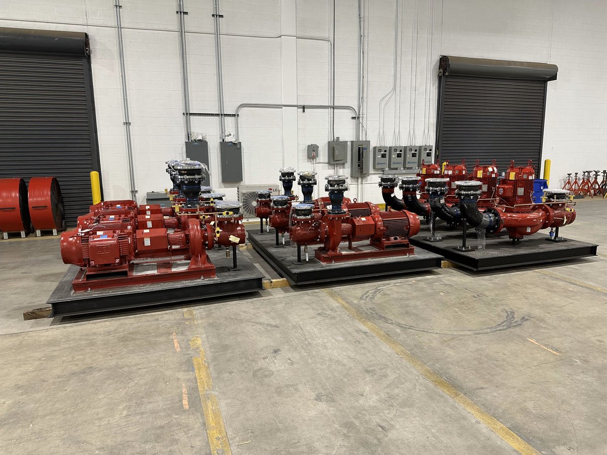 Nothing like seeing smart systems take shape before they hit the jobsite.

Thanks to Jeff Perryman, TLA Inc, for the behind-the-scenes look at Xylem Bell &amp; Gossett e-1510 and e-80 pumps powering the new Central State Hospital HVAC system in Virginia. ow.ly/R7au50W3NaI