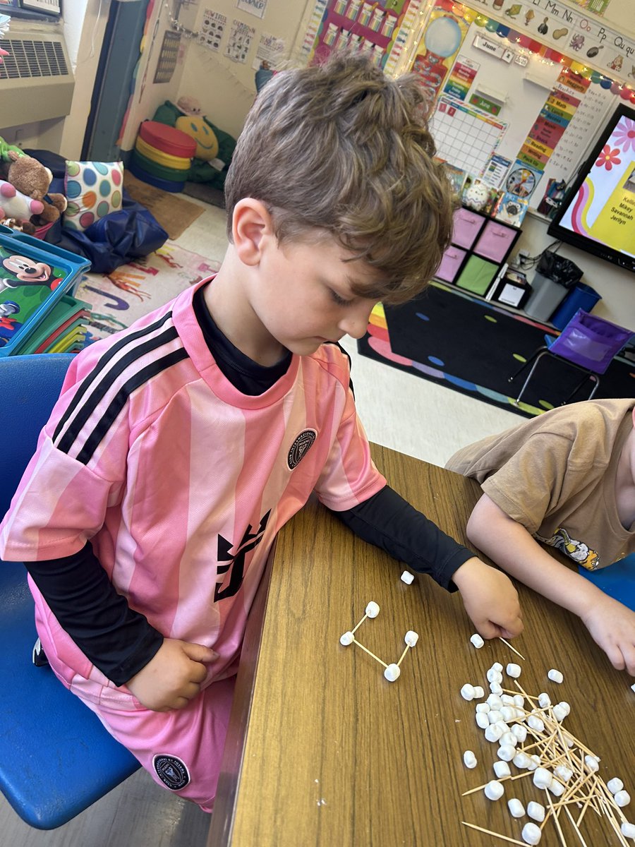 Building 2D and 3D shape models using marshmallows! <a href="/FSDVikings/">Farmingdale School</a>