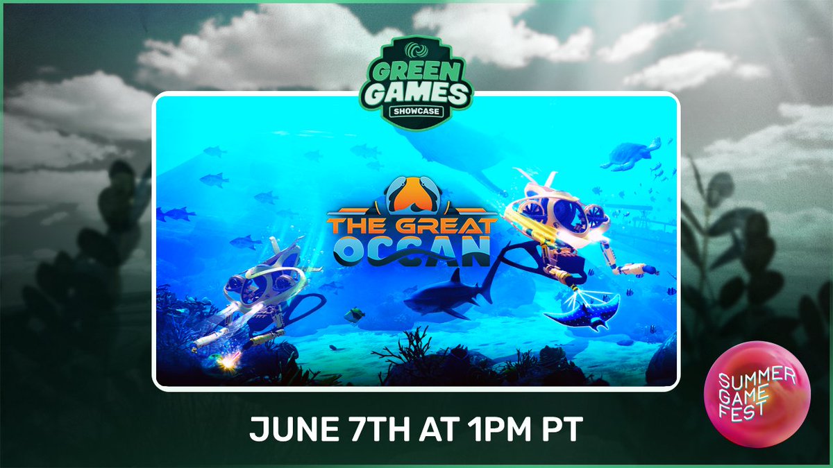 Happy to be part of <a href="/summergamefest/">Summer Game Fest</a> - just before #WorldOceanDay - Dive in the oceans from the Galapagos to the North Pole and Deep Sea