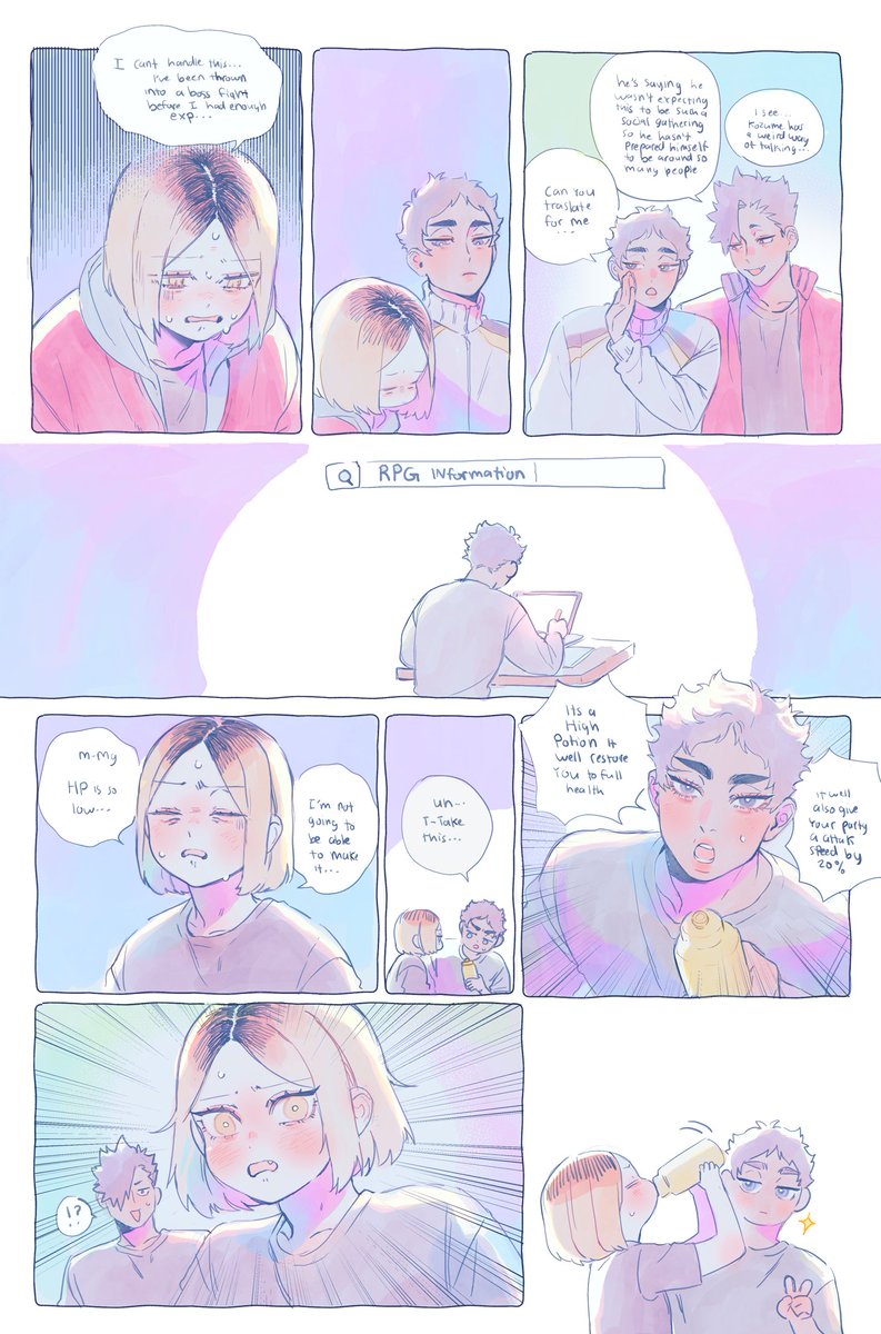 OT4 Akaashi learning kenma's language to help with his mental state 