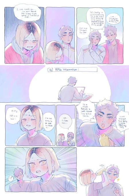 OT4 Akaashi learning kenma's language to help with his mental state 