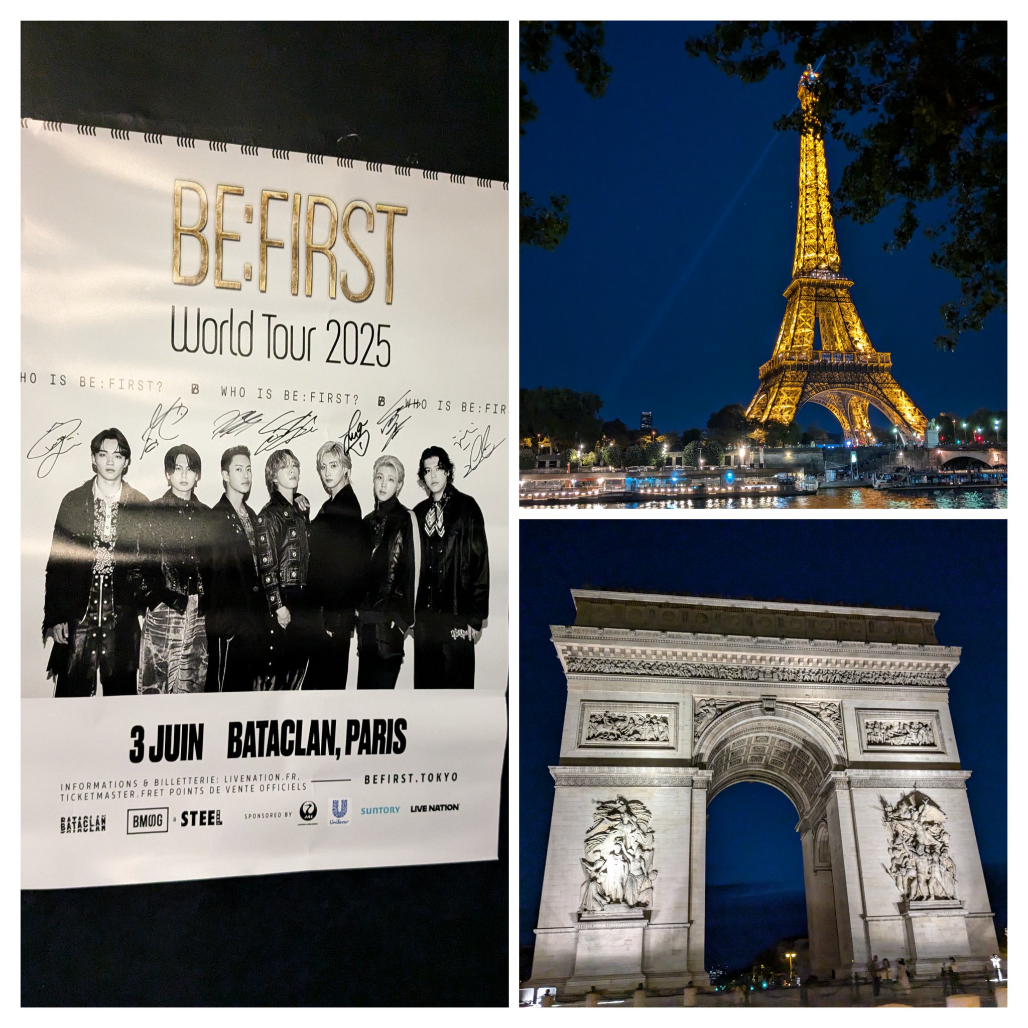 BE:FIRST World tour ステッカー パリ ☆貴重☆BE:FIRST ワールドツアー パリ ステッカー PARIS - メルカリ