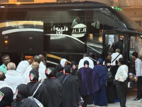 ދިވެހި ހައްޖާޖީން ގޮވައިގެން 2 ވަނަ ބަސް މިނާޔަށް ދަތުރު ފަށާއިފި.
<a href="/MMuizzu/">Dr Mohamed Muizzu</a>  <a href="/presidencymv/">The President's Office</a>  <a href="/schakyyl/">Mohamed Shakeel 🇲🇻</a>  <a href="/Hajjcorporation/">Maldives Hajj Corporation Limited</a>