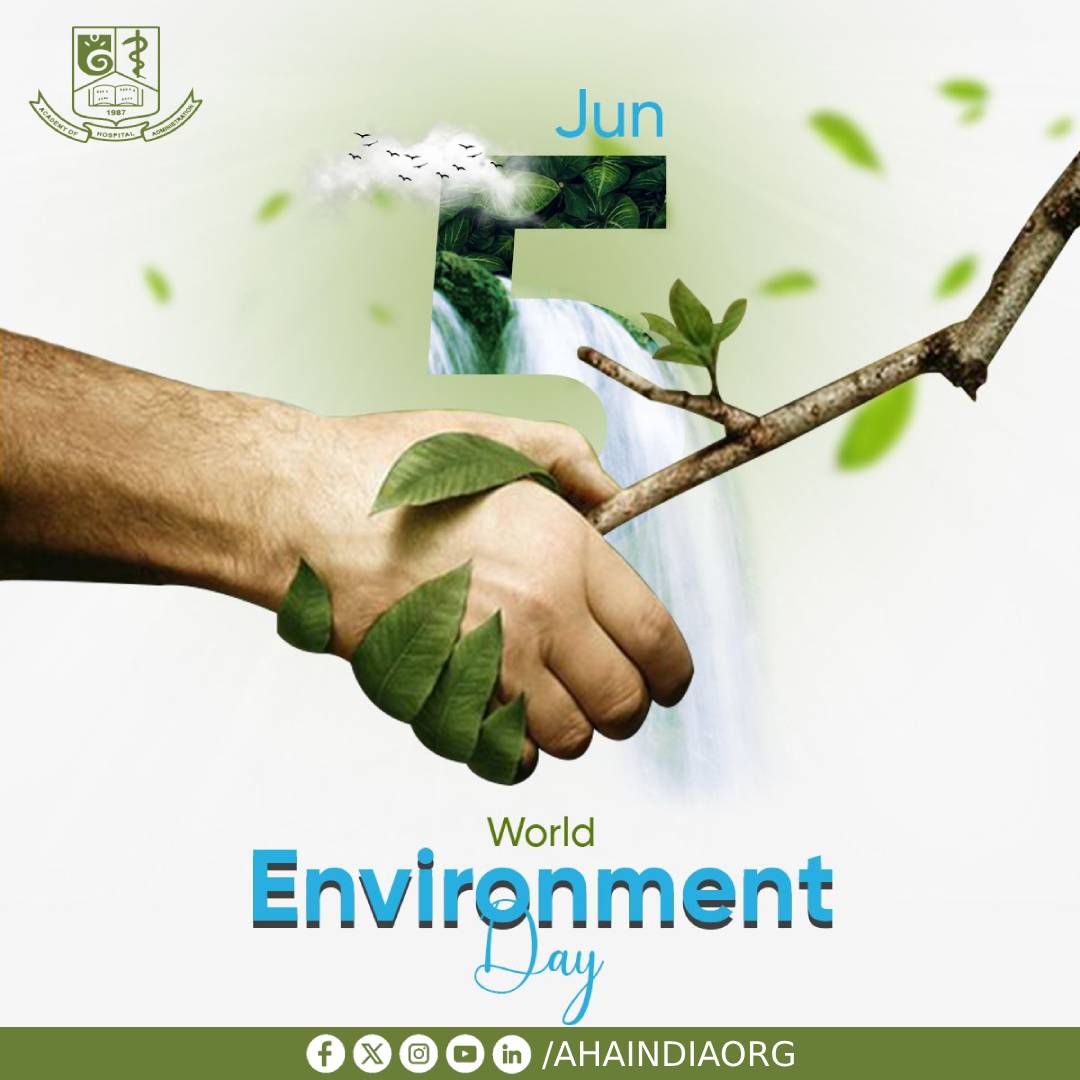 “Loving nature is the only way to protect our planet’s future.”

Warm wishes from the AHA Hospital family on this World Environment Day!
Let’s reconnect with nature – plant a tree, conserve water, avoid plastic, and make every day an Environment Day.
#WorldEnvironmentDay