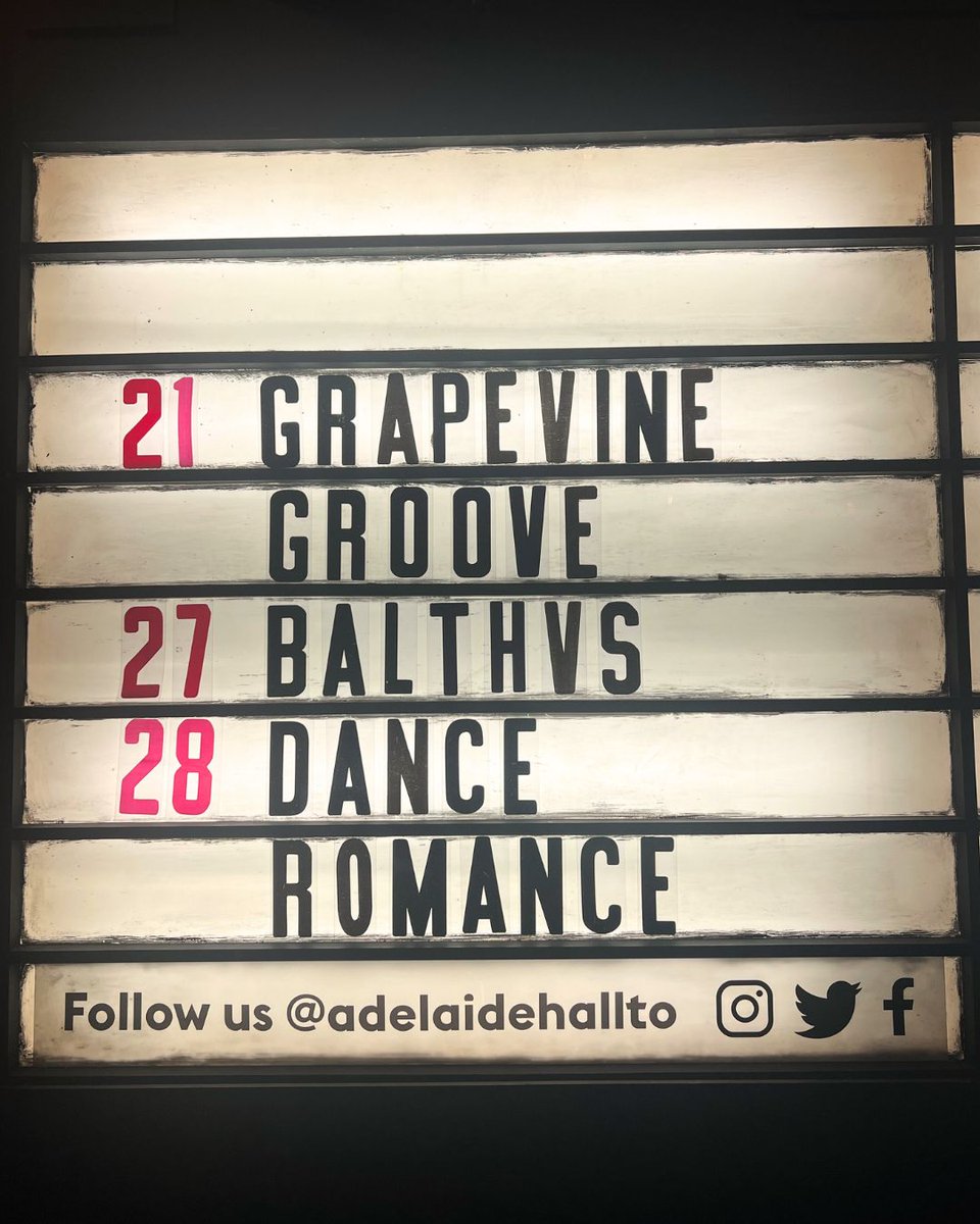 We've got a little bit of everything hitting our stage in June! ➡️ Swipe to check it all out! 

Head to Adelaide Hall for tickets! 🎟️