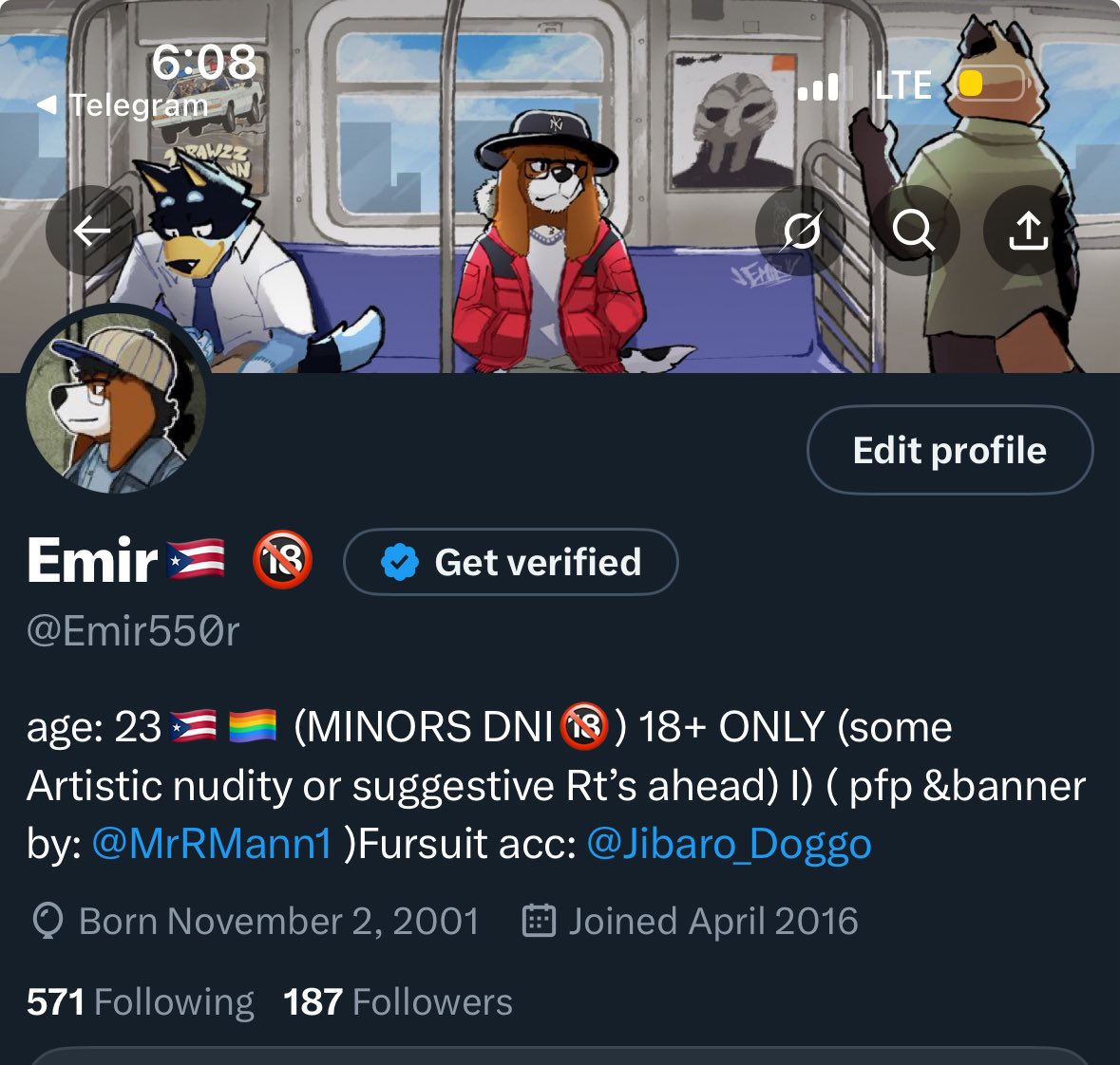 Jibaro_Doggo's tweet photo. To everyone that follows this account, if you want to see more of me please follow my main if you can. Im waaay more active there. https://t.co/Emgmqg3pPo