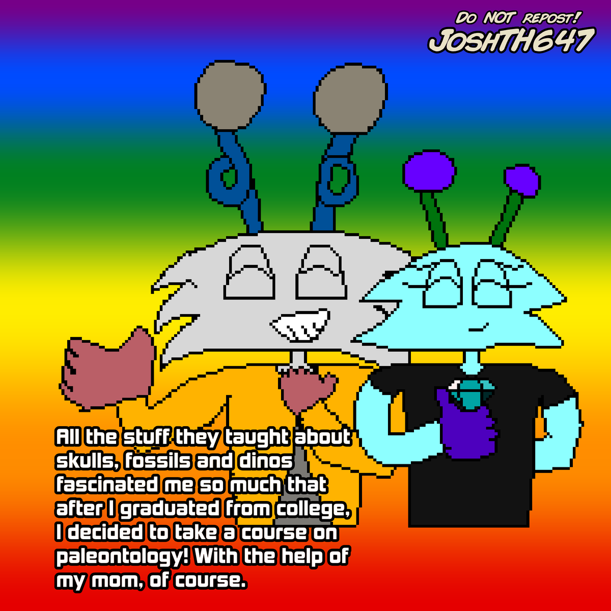 UnspiritedSoul's tweet photo. Danny Wind the Paleontology Student (Mini-Comic)
Crystalla LOVES to hear him yap.
#myoc #OC #ocart #ocartist #Crystalla #DannyWind #myart #myartwork #smallartist #doodles #comic https://t.co/olgrMymTP9