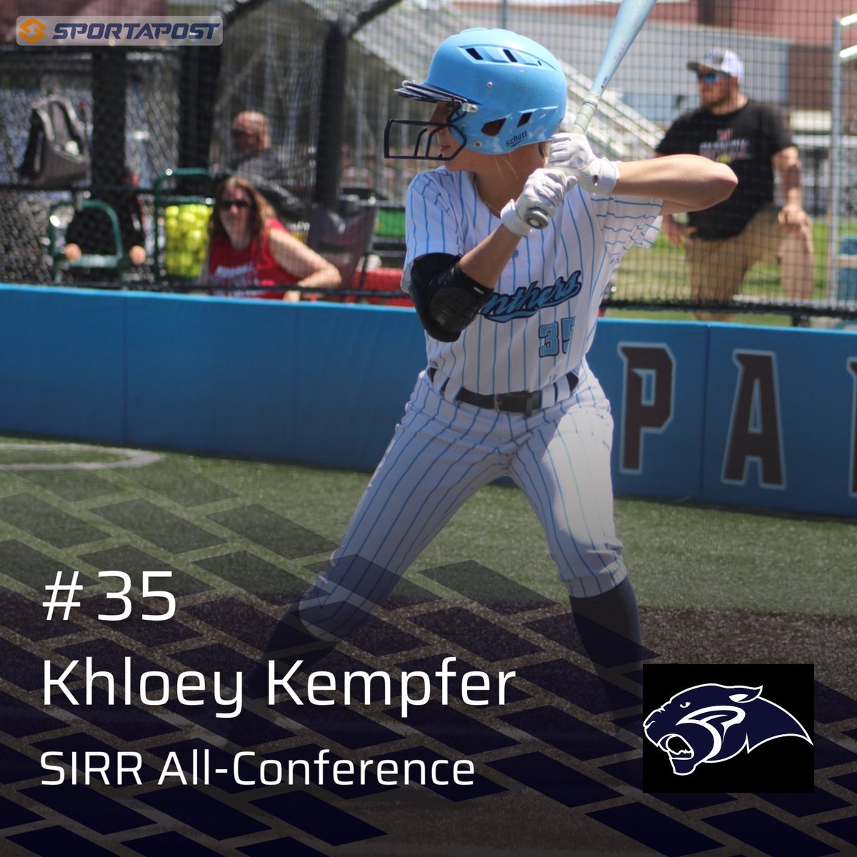 Panther Softball (@pchs_sball) on Twitter photo Congratulations to our 2nd-Team All <a href="/The_SIRR_Conf/">The SIRR Conference</a> selections!
Addi Kellerman (JR) 2nd-Team Infield.
Kendall Cleland (SO) 2nd-Team Outfield.
Khloey Kempfer (SO) 2nd-Team Outfield. Congratulations to our 2nd-Team All <a href="/The_SIRR_Conf/">The SIRR Conference</a> selections!
Addi Kellerman (JR) 2nd-Team Infield.
Kendall Cleland (SO) 2nd-Team Outfield.
Khloey Kempfer (SO) 2nd-Team Outfield.