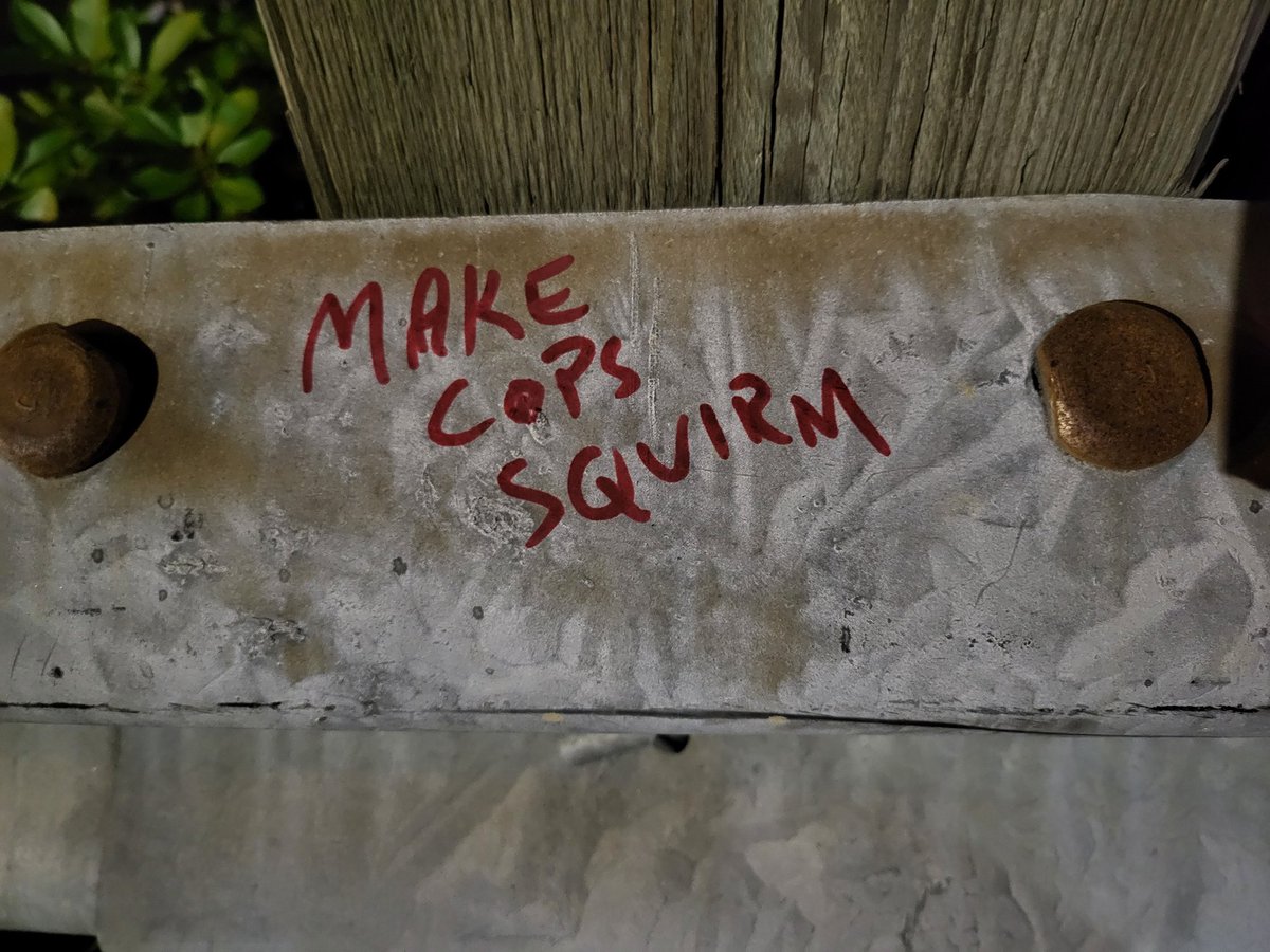 Make Cops Squirm 

#ACAB #FTP 

Seen in Surrey.