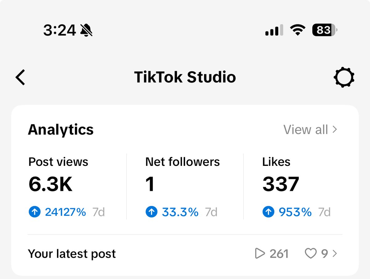 bethgenewang's tweet image. have been daily posting on tiktok for ~a week
So far, 6.4K views on 7 videos and 337 likes -> 10 downloads + 0 users on subscription 😅
should I keep finding the winning tt format or tweak (remove) the hard paywall?
suspecting my data is too small to tell
