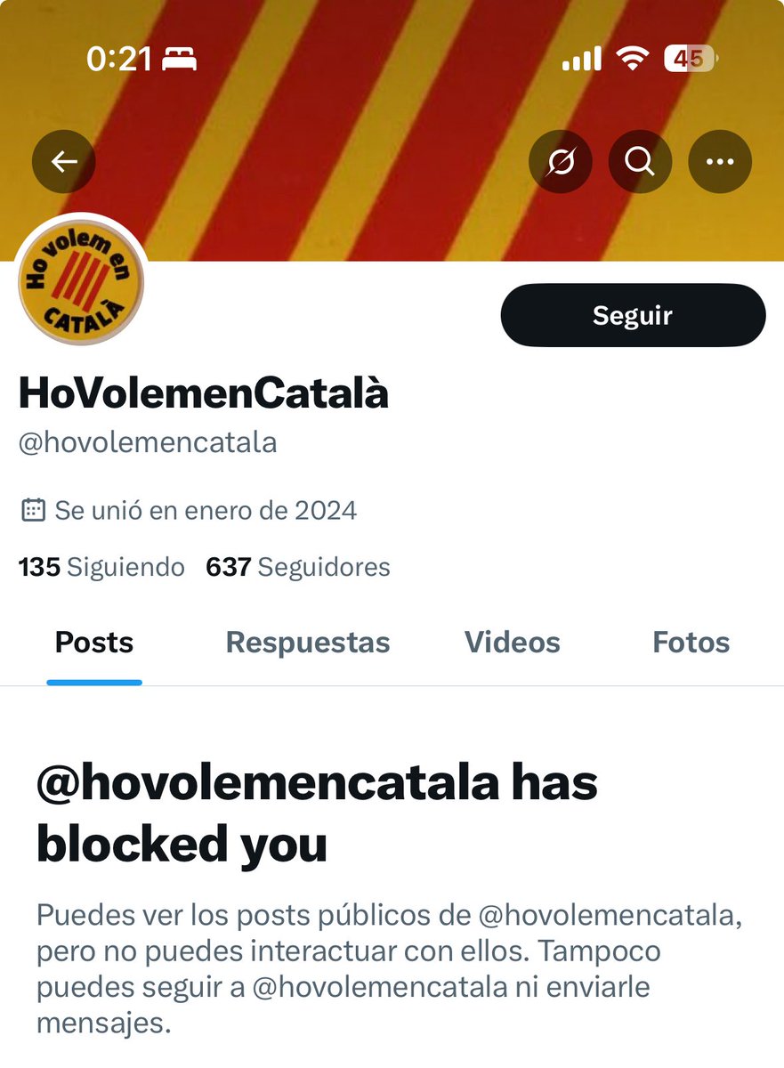 Hi ha persones a qui no els agrada q cuestionin el seu discurs, ni en català
