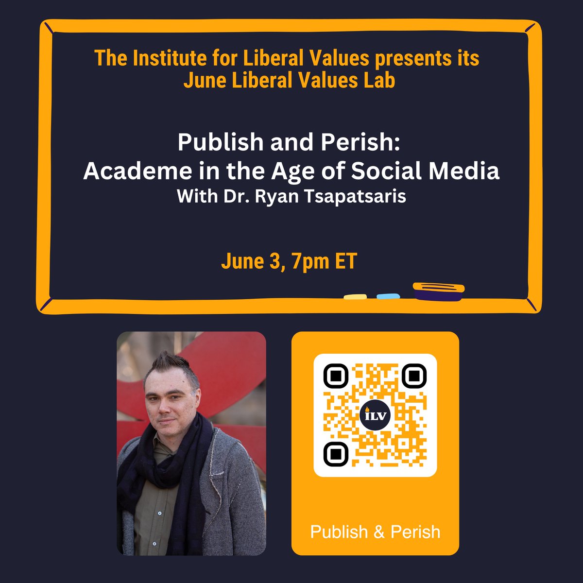 ilvalues's tweet image. We're about to go live here on X for our June Liberal Values Lab - Publish & Perish: Academe in the Age of Social Media. Set your clocks and join the conversation.