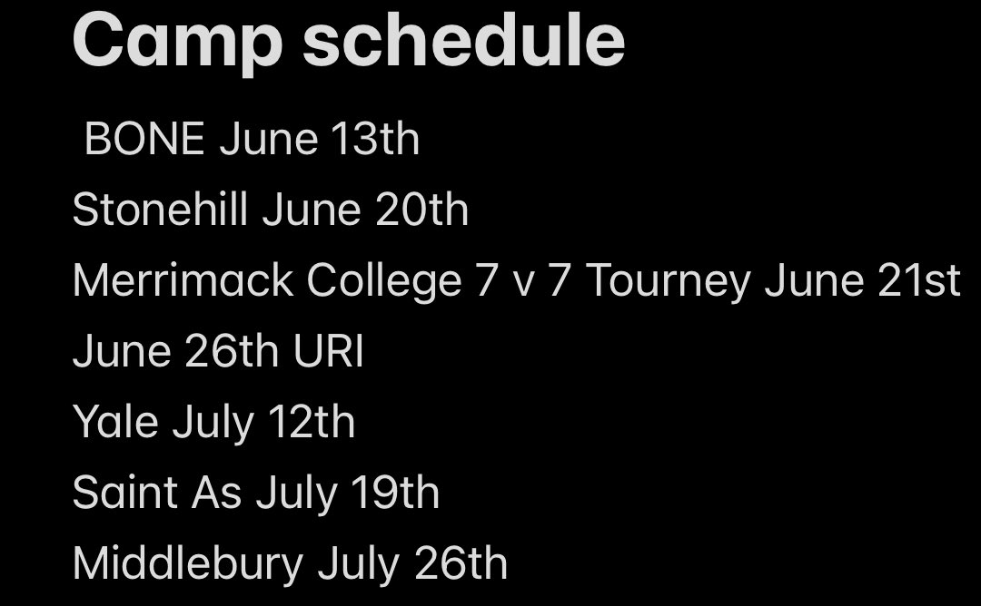 Vinny DeMaio C/O 2026 (@vinnydemai0) on Twitter photo 🚨HERE’S MY 2025 SUNMER CAMP SCHEDULE
🚨 UPCOMING SENIOR
🚨2 YEAR FOOTBALL CAPTAIN
🚨3x BOSTON GLOBE ALL SCHOLASTIC LB/WRESTLER
🚨EAGLE TRIBUNE ALL STAR
🚨 ALL STATE LB
🚨 STATE CHAMP WRESTLER
<a href="/DuganRyan8/">Ryan Dugan</a> <a href="/PactPerformance/">Pact Performance</a> <a href="/MethuenHighAD/">Tom Ryan</a> <a href="/mukala_K/">Mukala Kabongo 🇨🇩</a> <a href="/CoachFielding/">Andover High School Varsity Football</a> <a href="/AlexAgrellaRB/">Alex Agrella</a> 🚨HERE’S MY 2025 SUNMER CAMP SCHEDULE
🚨 UPCOMING SENIOR
🚨2 YEAR FOOTBALL CAPTAIN
🚨3x BOSTON GLOBE ALL SCHOLASTIC LB/WRESTLER
🚨EAGLE TRIBUNE ALL STAR
🚨 ALL STATE LB
🚨 STATE CHAMP WRESTLER
<a href="/DuganRyan8/">Ryan Dugan</a> <a href="/PactPerformance/">Pact Performance</a> <a href="/MethuenHighAD/">Tom Ryan</a> <a href="/mukala_K/">Mukala Kabongo 🇨🇩</a> <a href="/CoachFielding/">Andover High School Varsity Football</a> <a href="/AlexAgrellaRB/">Alex Agrella</a>