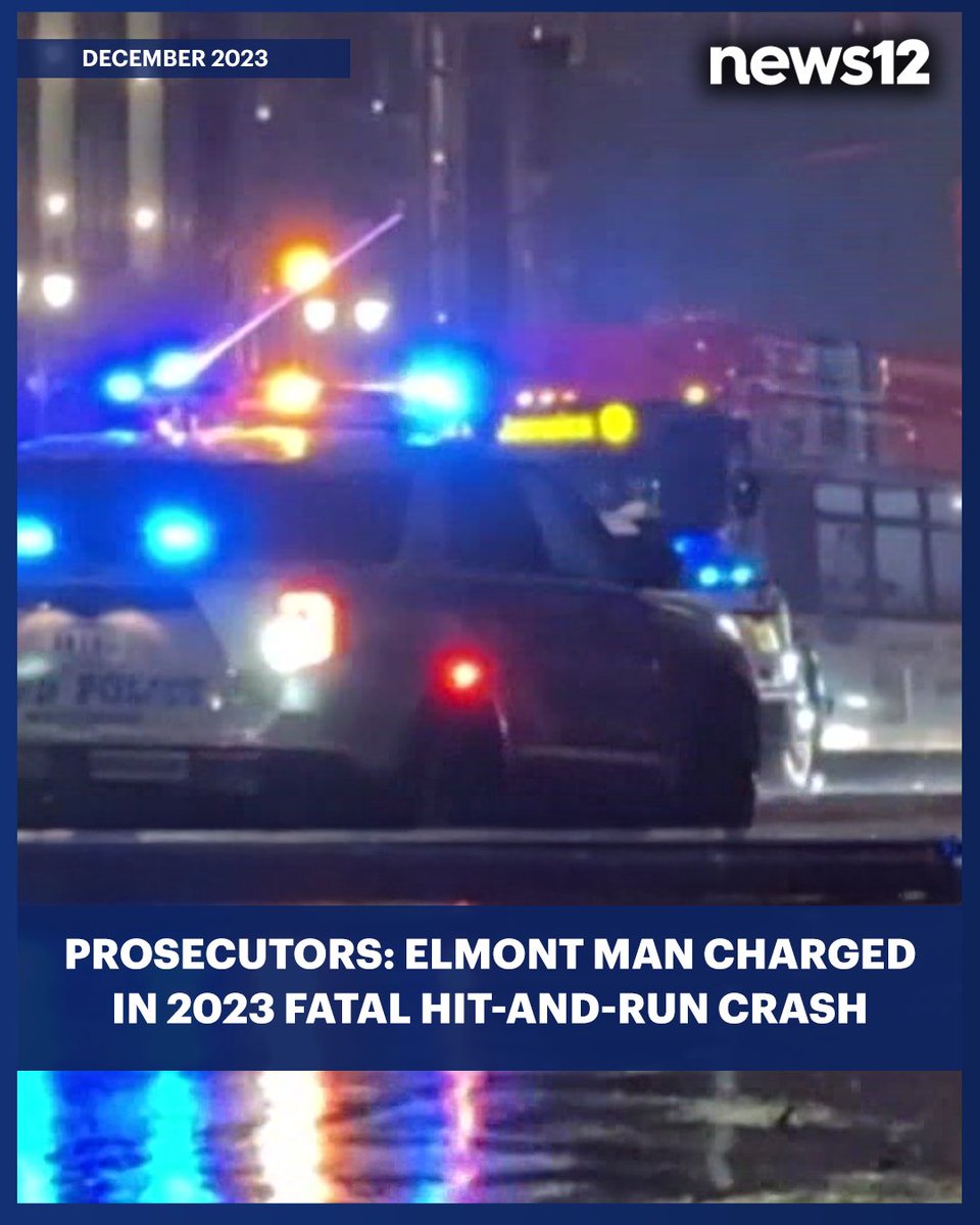 News12LI's tweet image. MURDER CHARGES: #Nassau County man faces multiple, serious charges in December 2023 fatal hit-and-run crash in Queens, DA says. bit.ly/3Zd4RCt

#News12LI #Crime