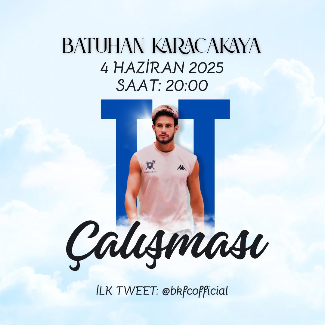 📣 DUYURU!
🗓 04 Haziran Çarşamba 
⏰ Saat: 20.00
👉🏻 İlk tweet: <a href="/bkfcofficial/">Batuhan Karacakaya Official FC🛡️</a> 

Şampiyonluk yolunda desteğimizi hissettirmek adına TT çalışmamız olacak. Tüm Batuhan severlerin katılımını bekliyoruz. 🛡️

#BatuhanKaracakaya #Survivor2025
#SurvivorAllStar2025 #Survivor2025AllStar