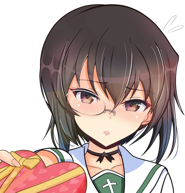 #無言で眼鏡娘をあげる見た人もやる